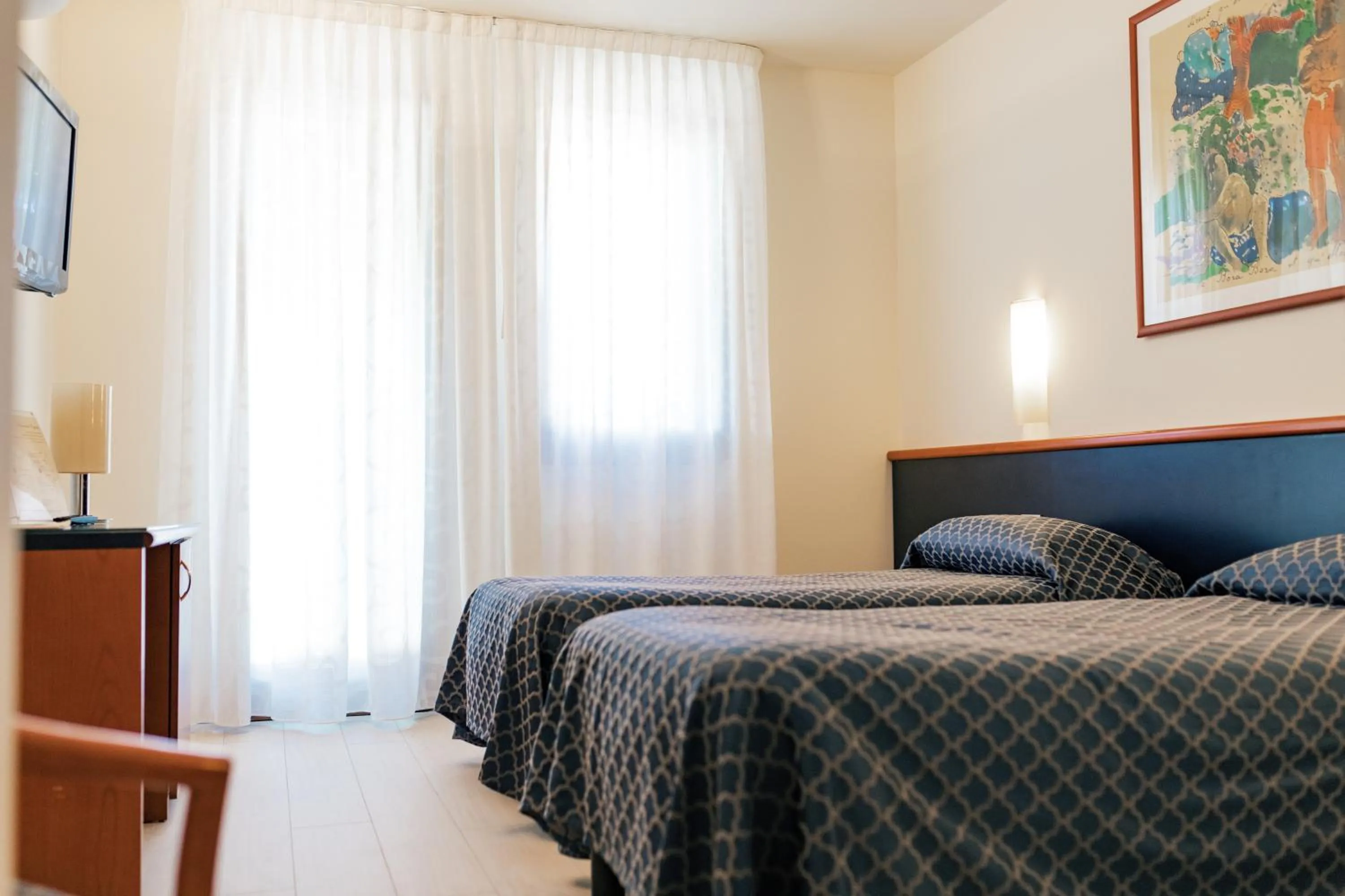 Bed in Hotel Crystal