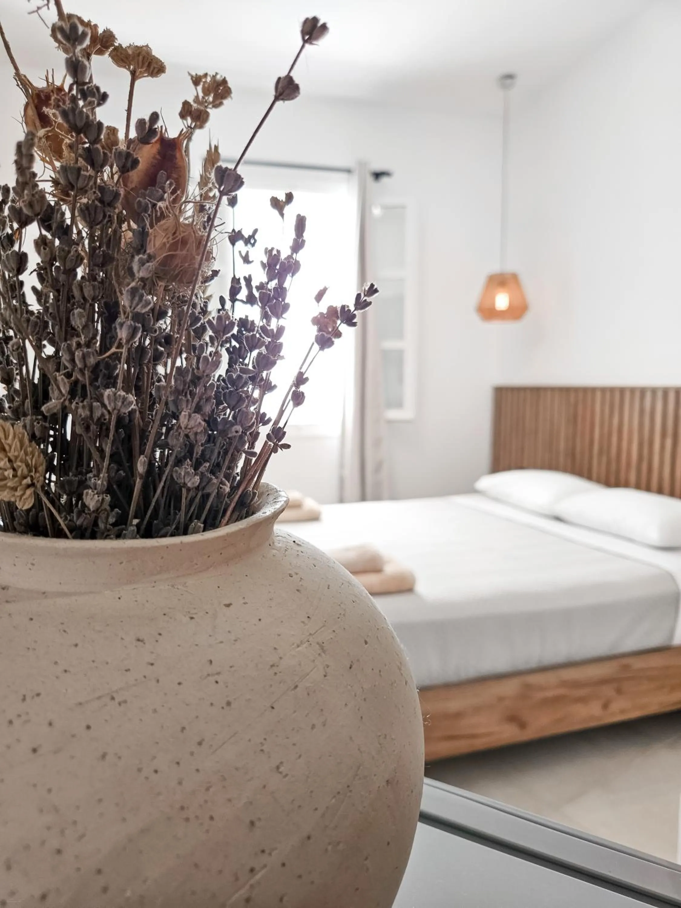 Bedroom, Bed in Oikia Suites Mykonos