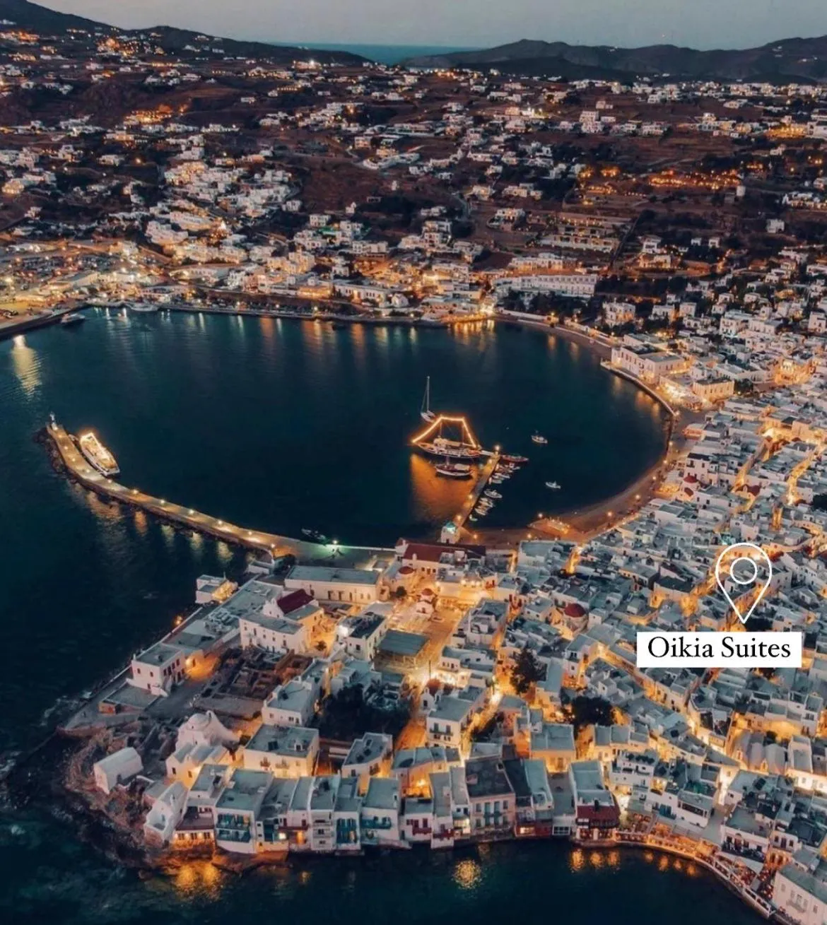 Nearby landmark in Oikia Suites Mykonos