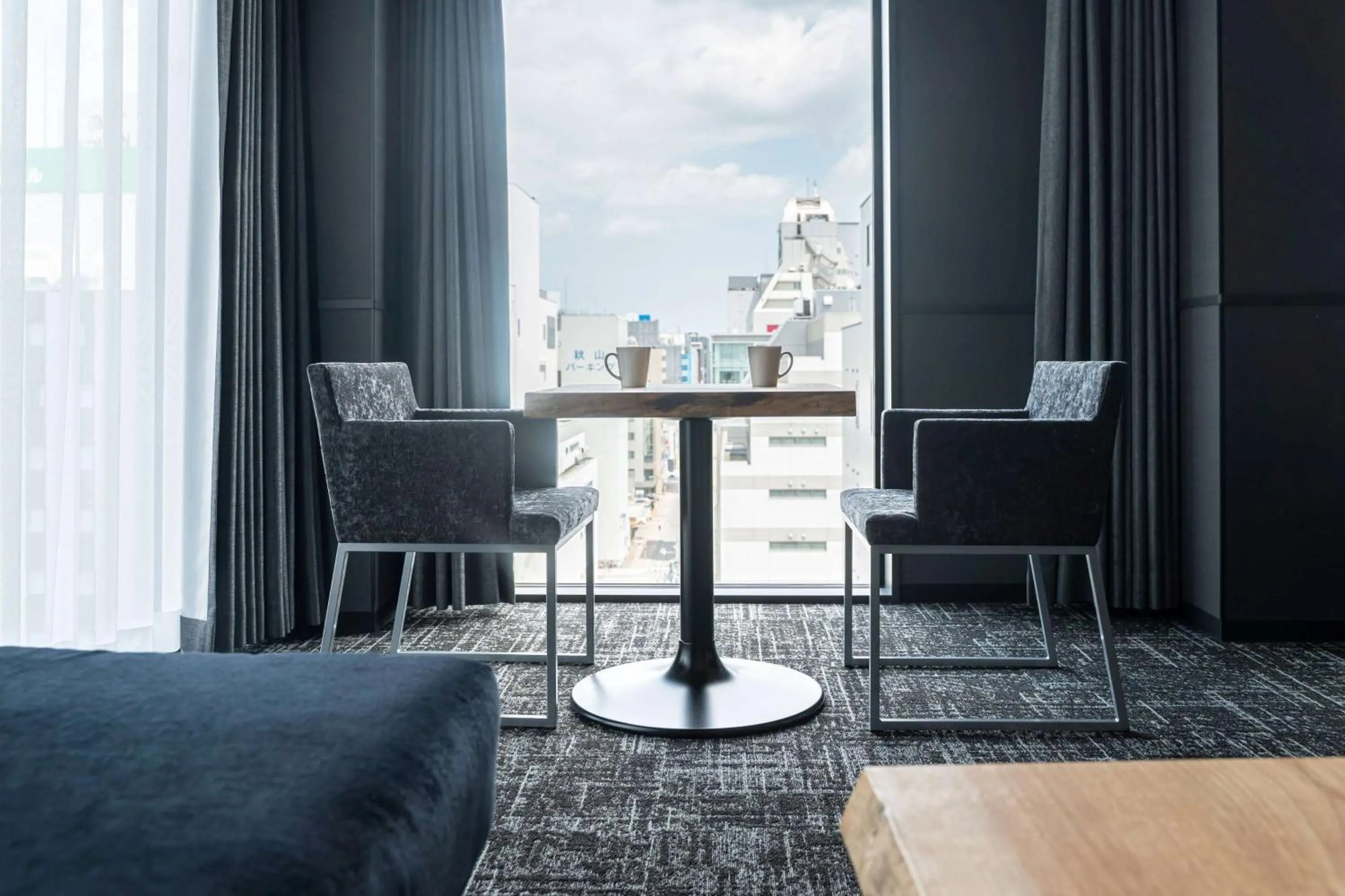 Living room in Wyndham Garden Sapporo Odori