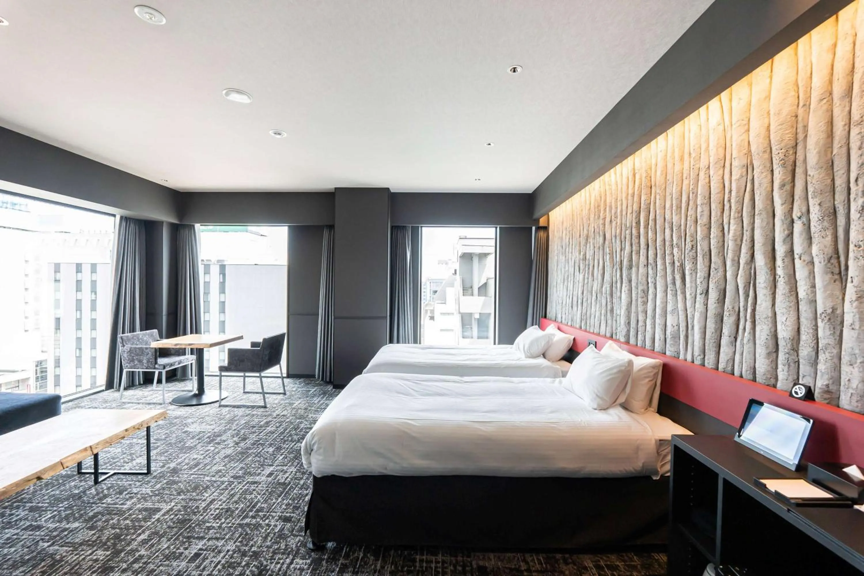 Bed in Wyndham Garden Sapporo Odori