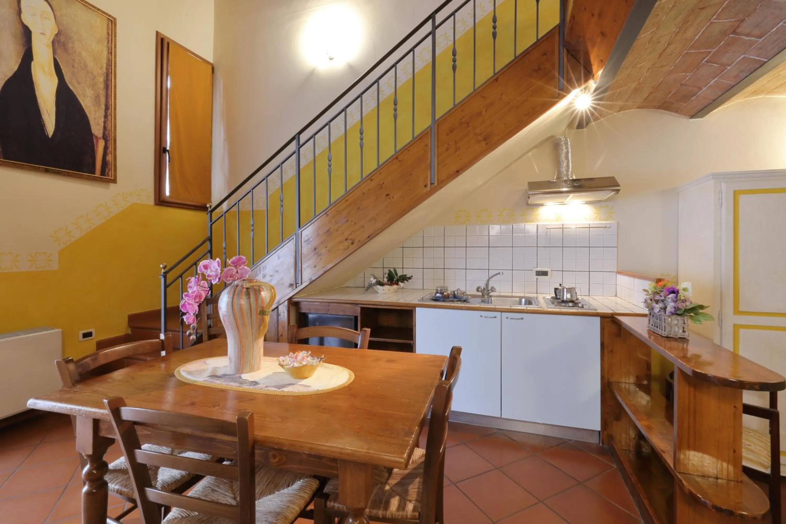 Kitchen or kitchenette in Il Borgo di Villa Castelletti Country Hotel