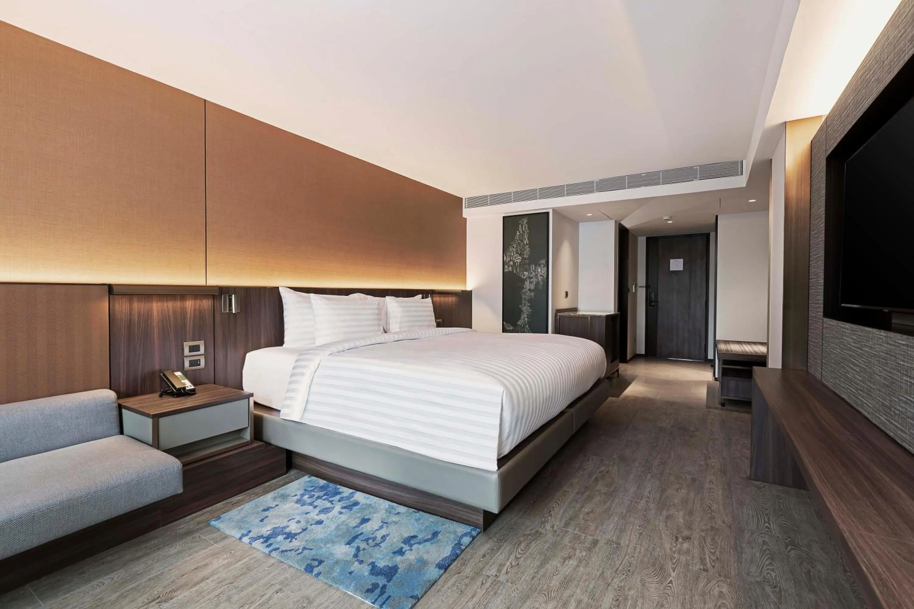 Bedroom, Bed in Gardina Asoke Hotel & Residence