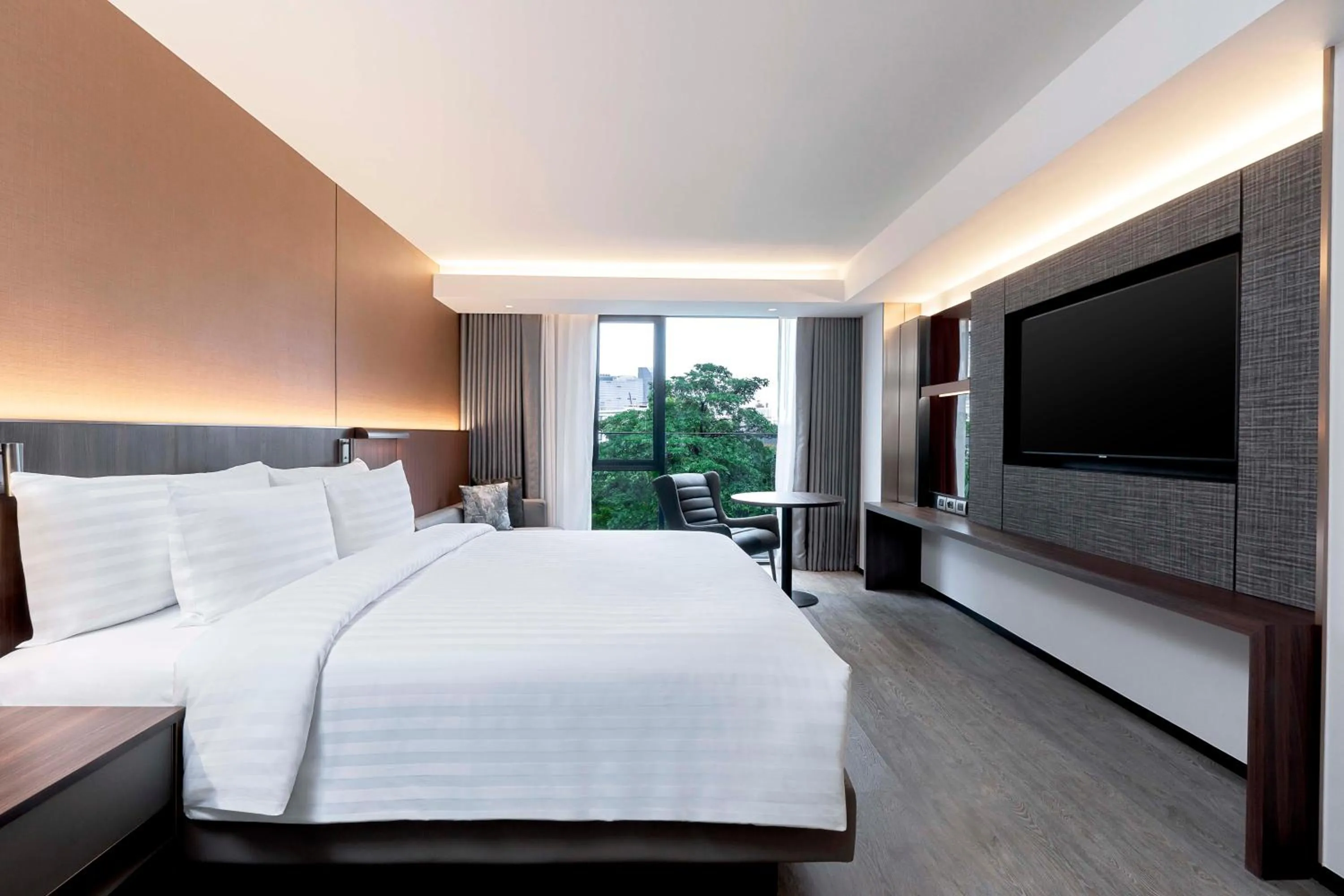Bed in Gardina Asoke Hotel & Residence