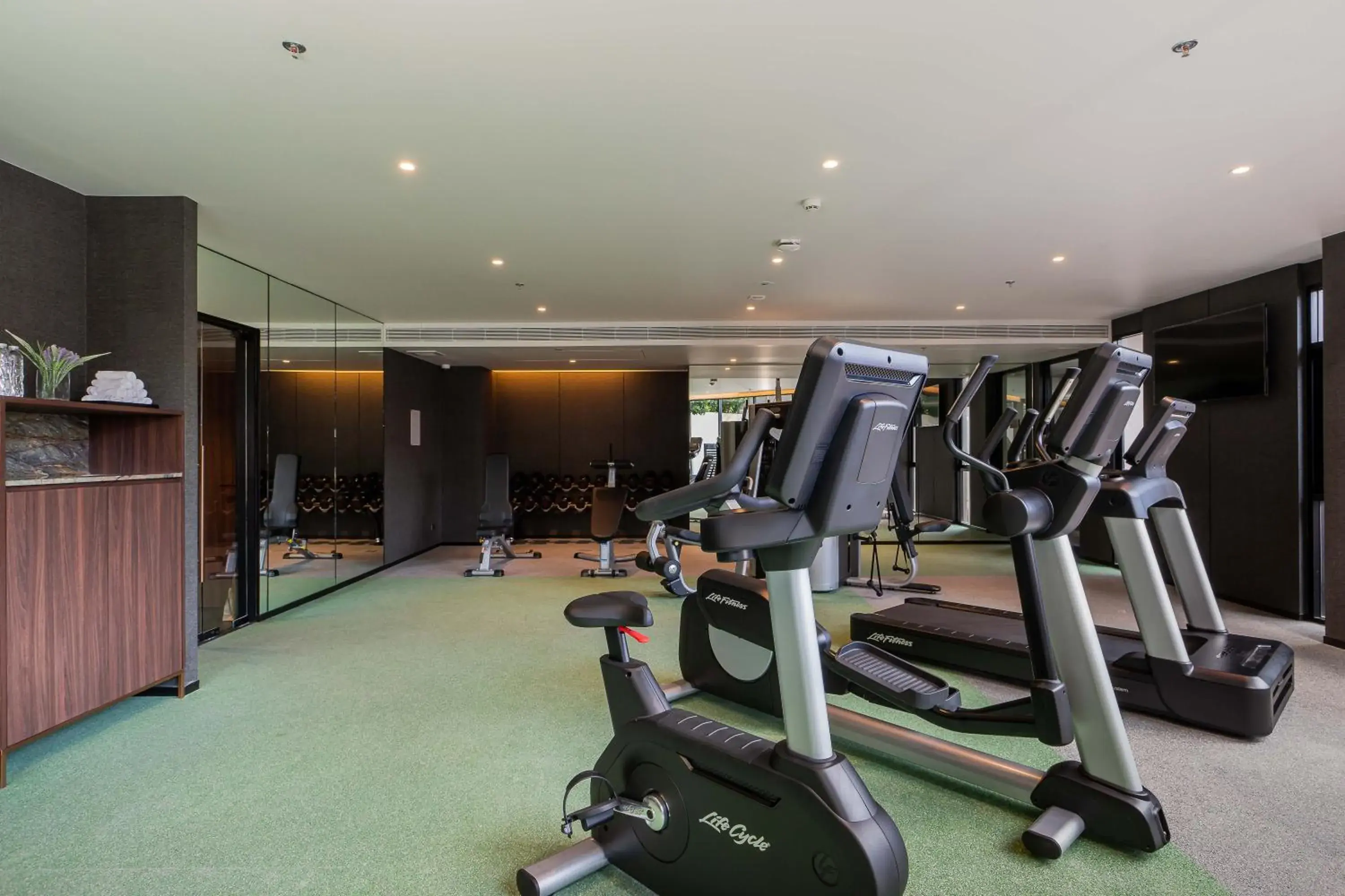 Fitness centre/facilities in Gardina Asoke Hotel & Residence Fitness centre/facilities in Gardina Asoke Hotel & Residence