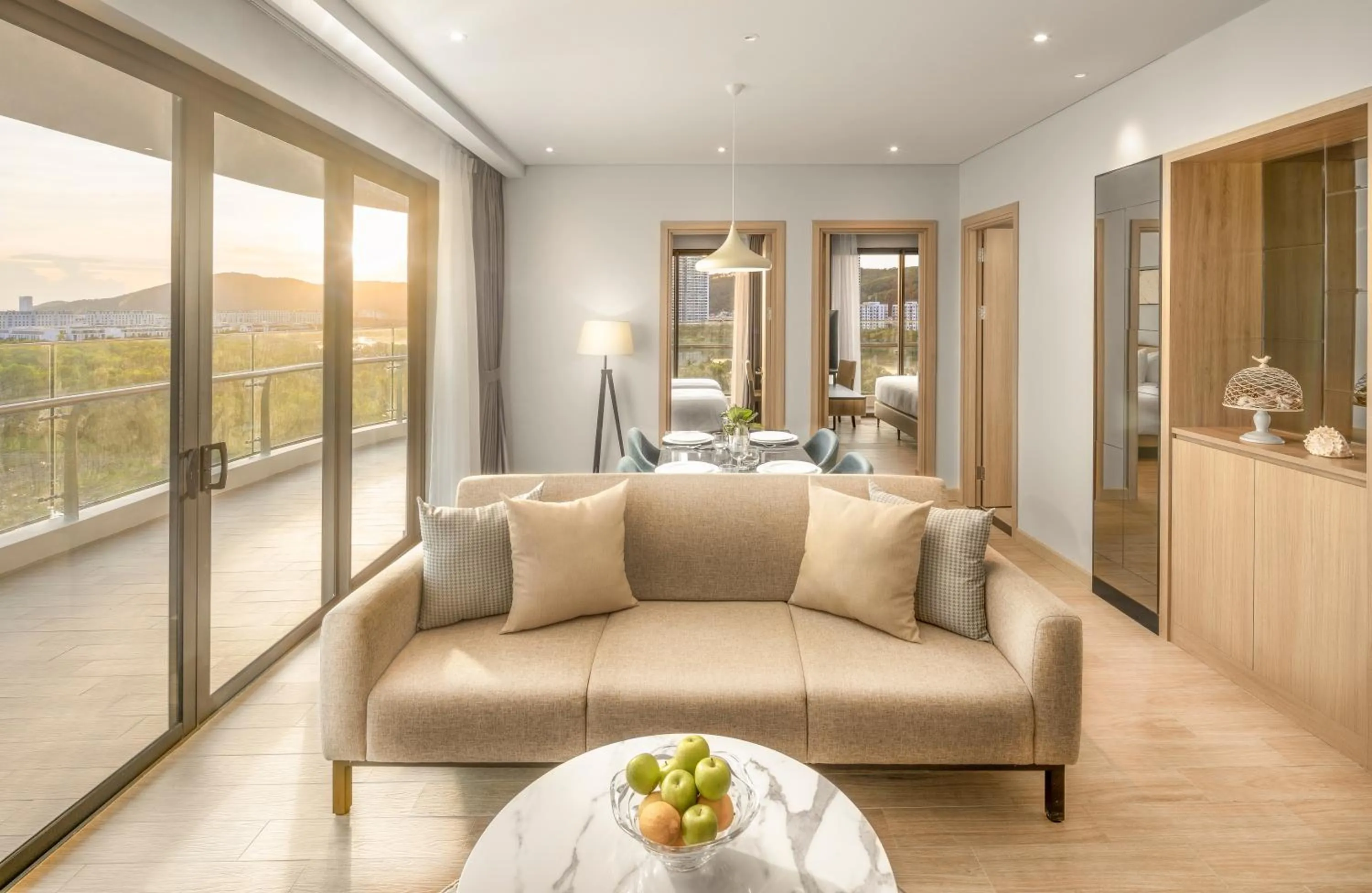 Living room in Citadines Marina Halong