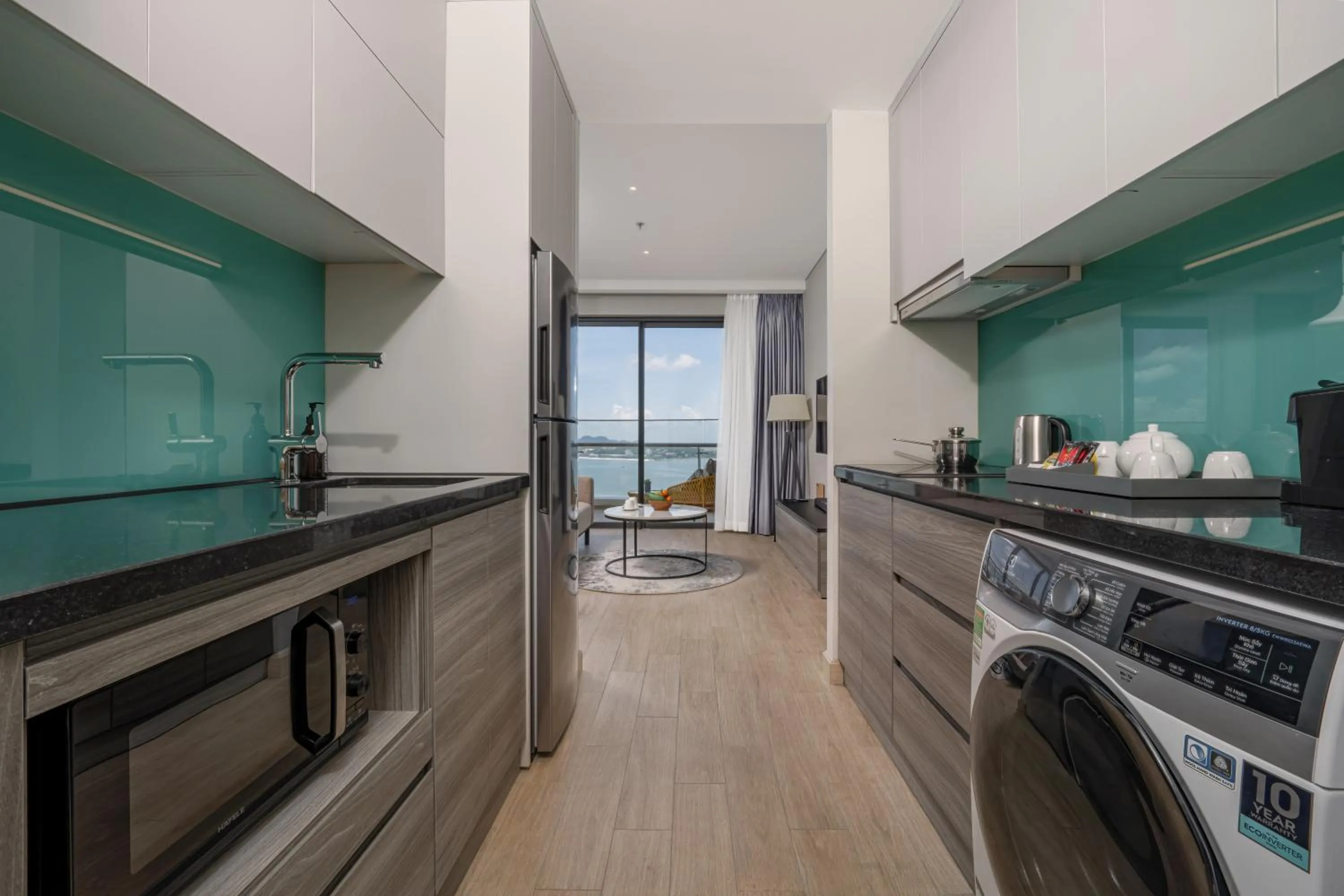 Kitchen or kitchenette in Citadines Marina Halong