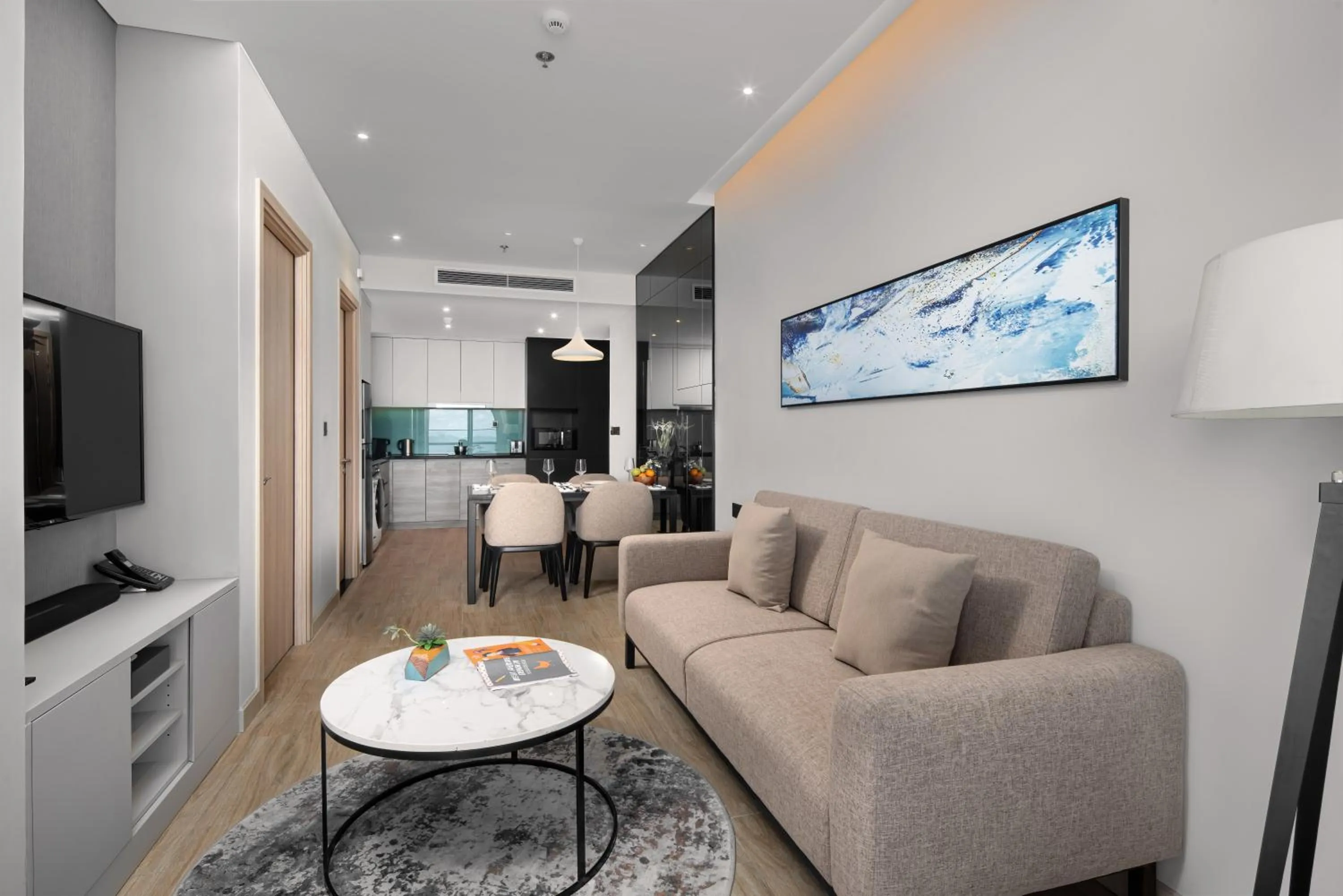 Living room in Citadines Marina Halong