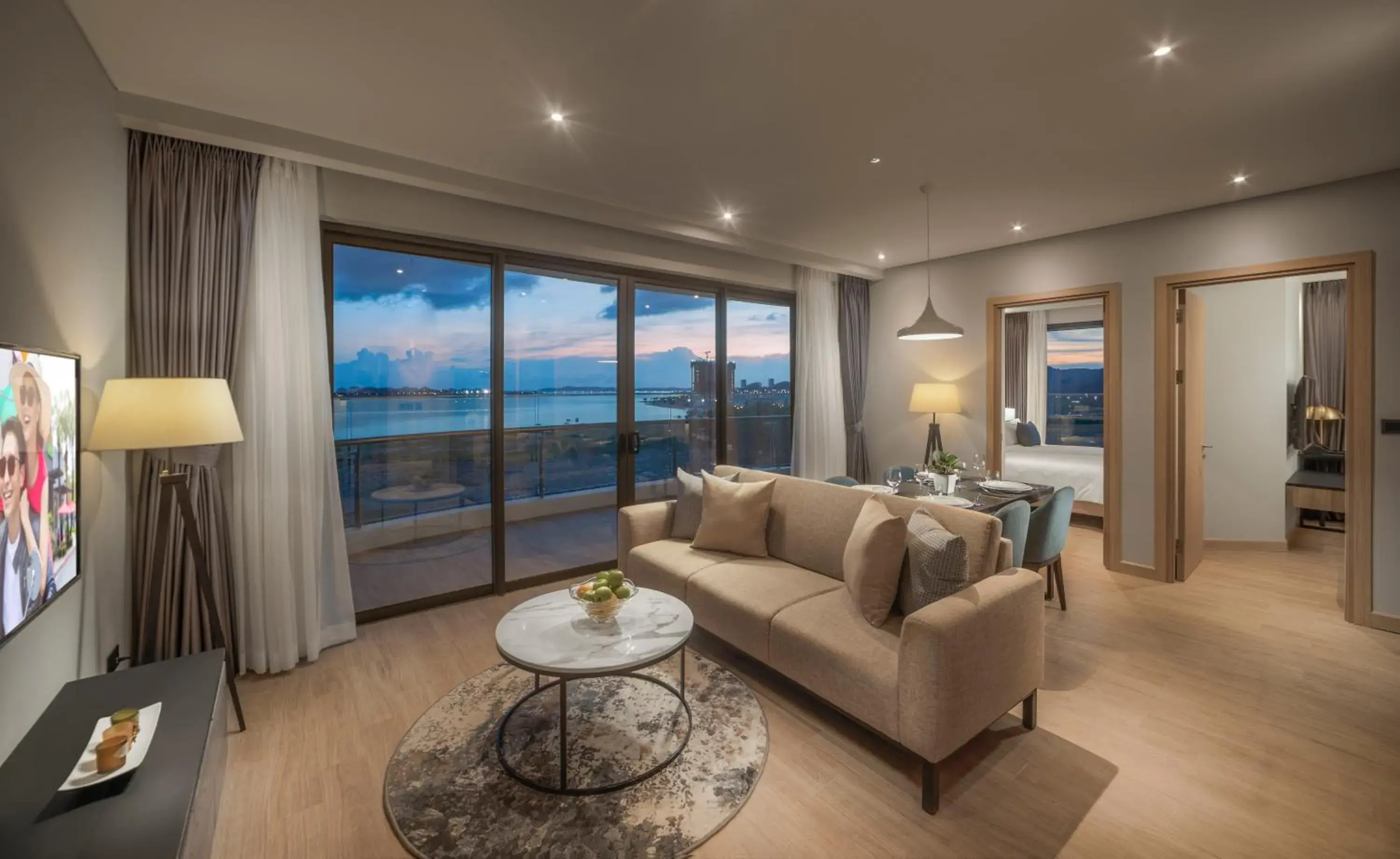 Living room in Citadines Marina Halong Living room in Citadines Marina Halong