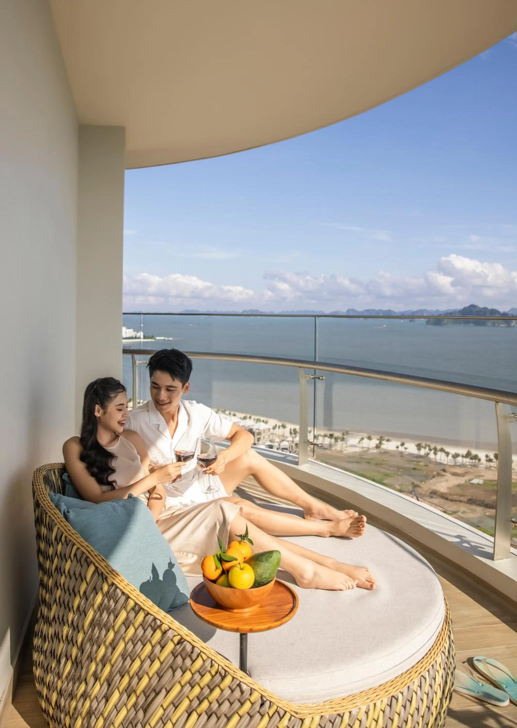Balcony/Terrace in Citadines Marina Halong