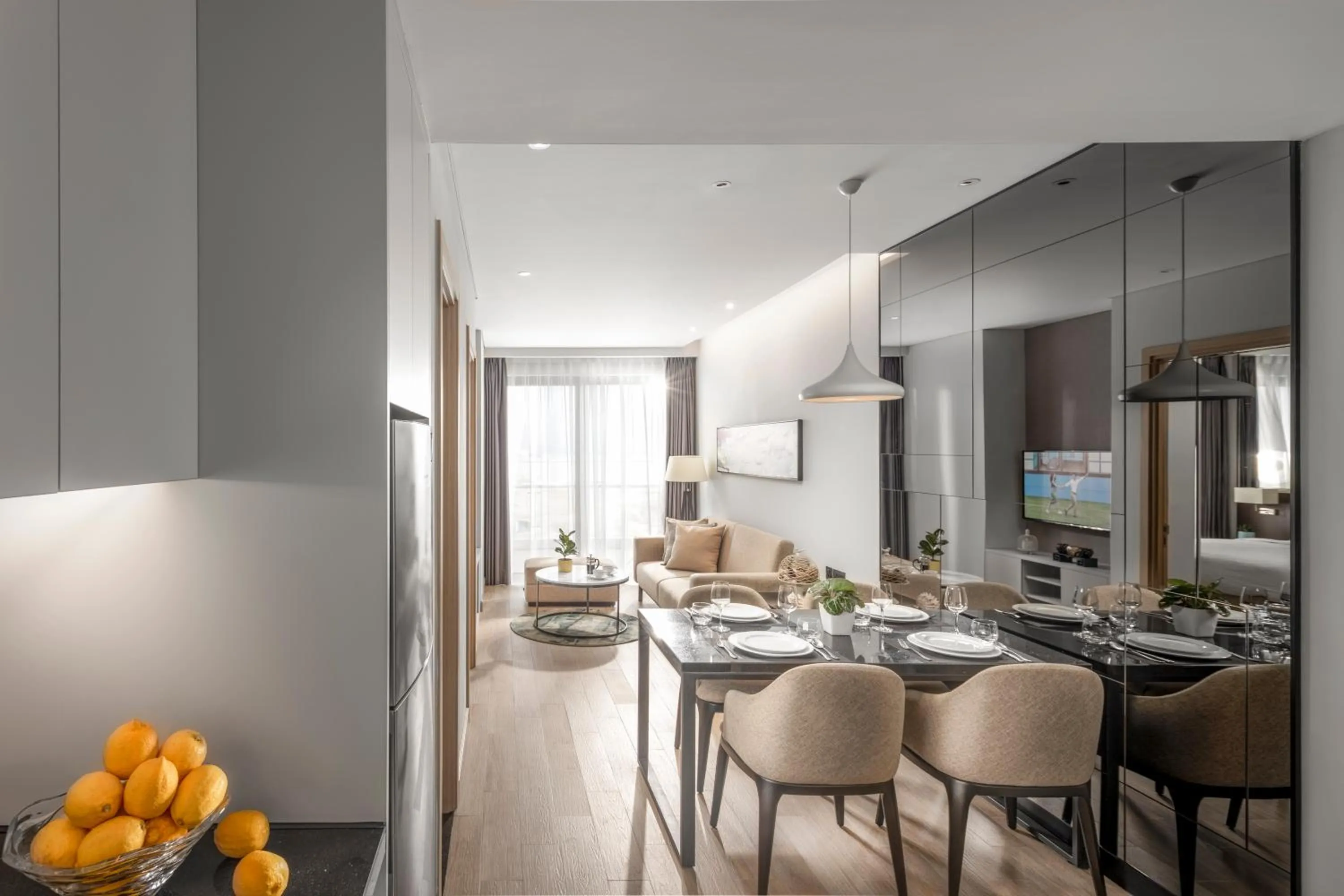 Living room in Citadines Marina Halong