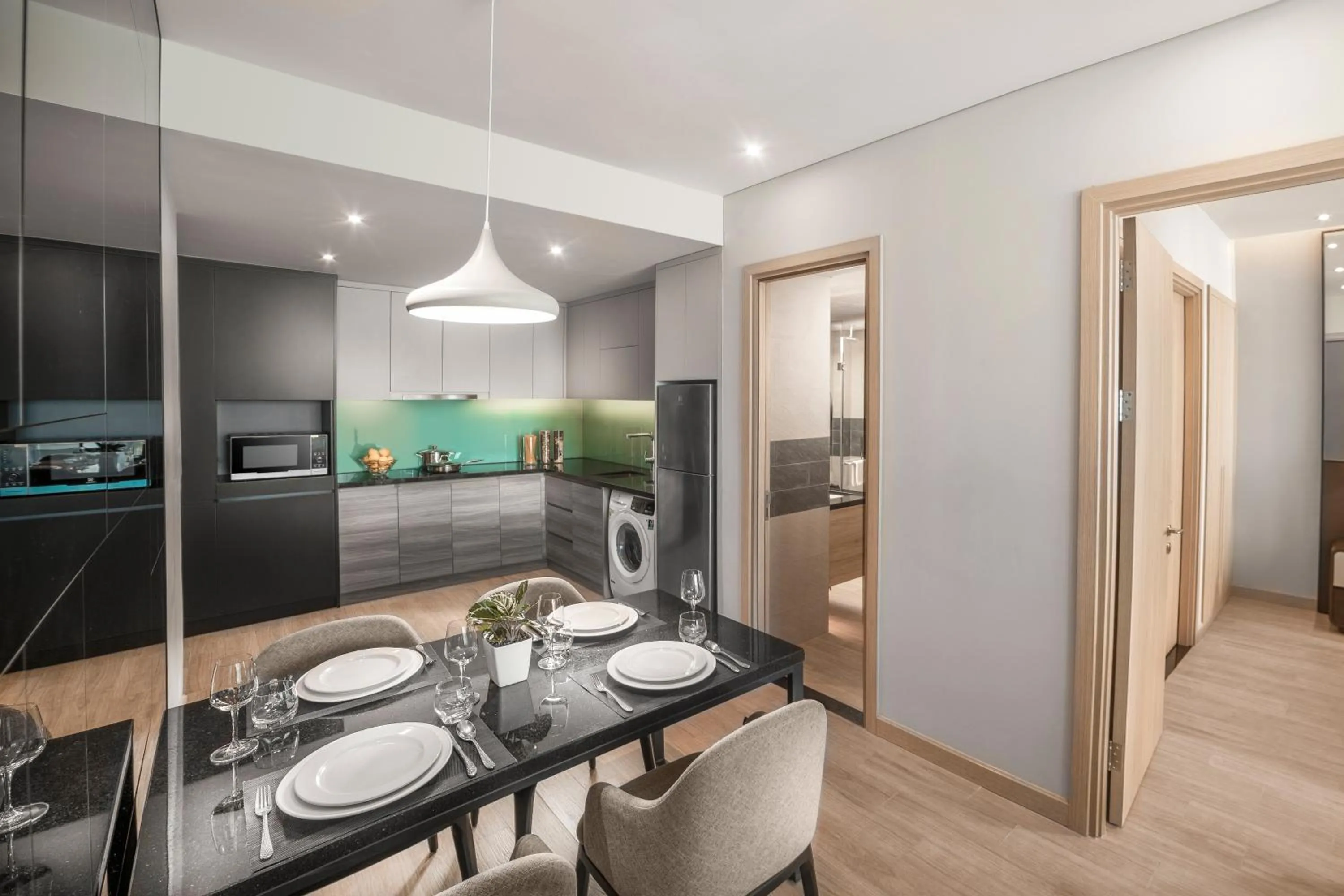 Dining area in Citadines Marina Halong