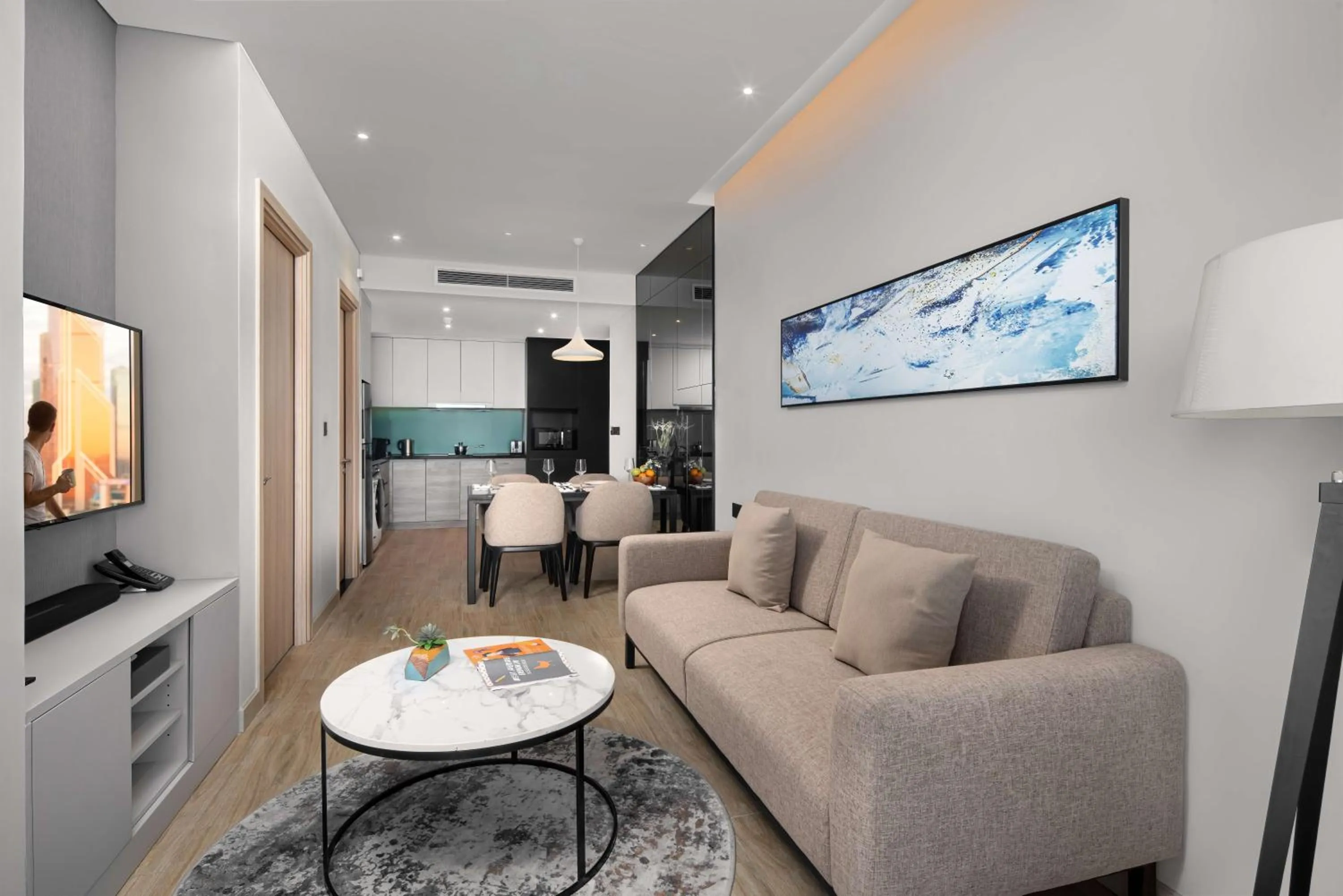 Living room in Citadines Marina Halong