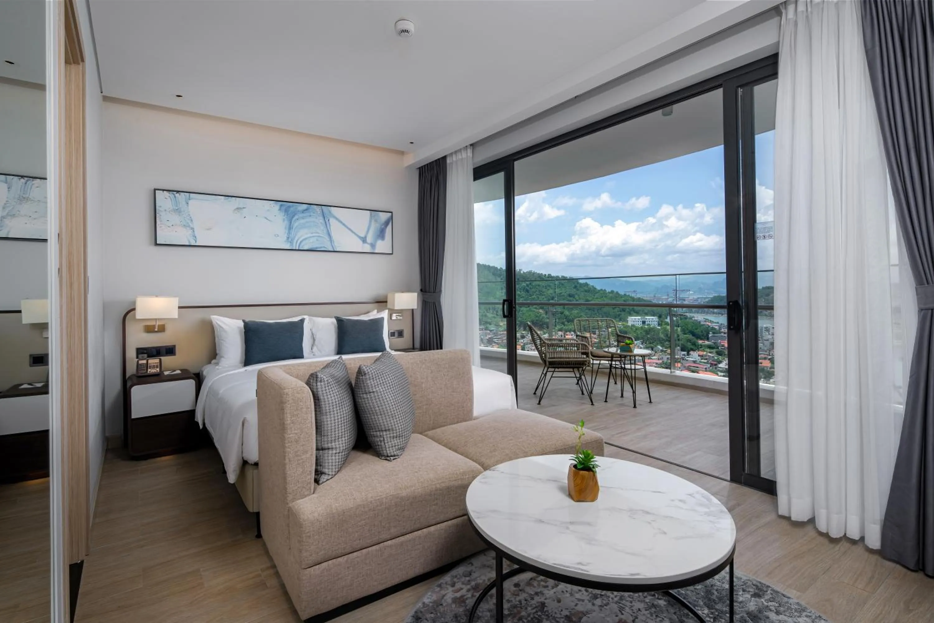 Photo of the whole room, Bed in Citadines Marina Halong