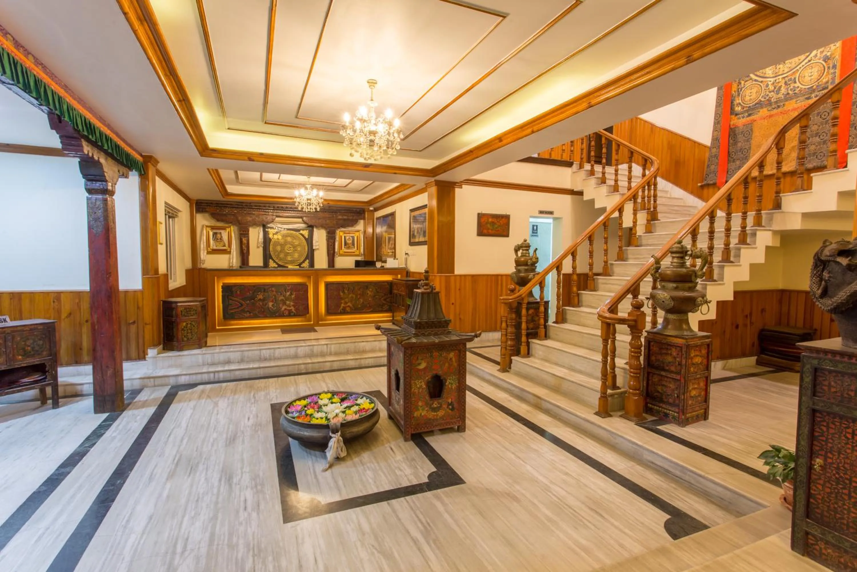 Lobby or reception in Siddhartha Boutique Hotel, Boudha