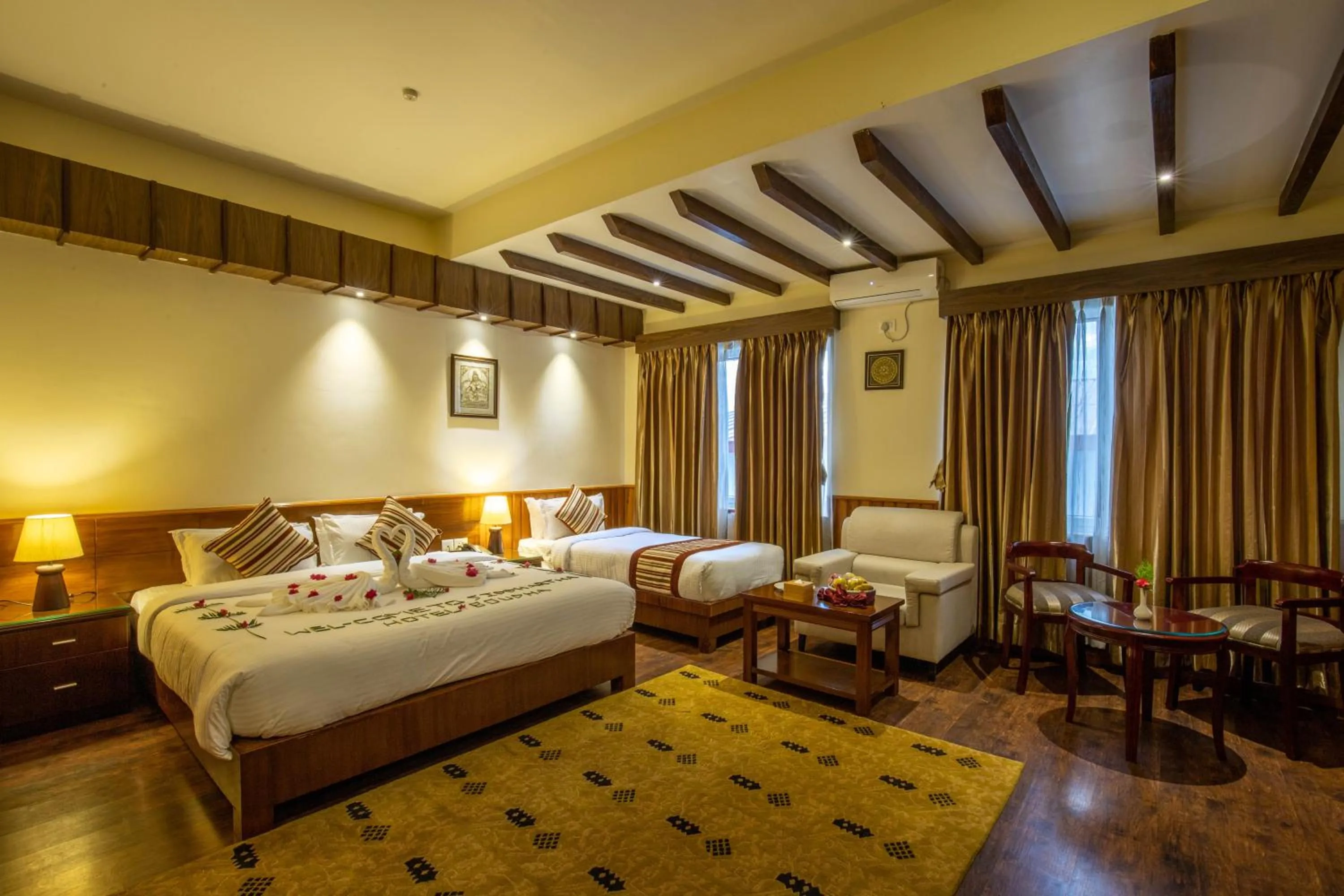 Bed in Siddhartha Boutique Hotel, Boudha