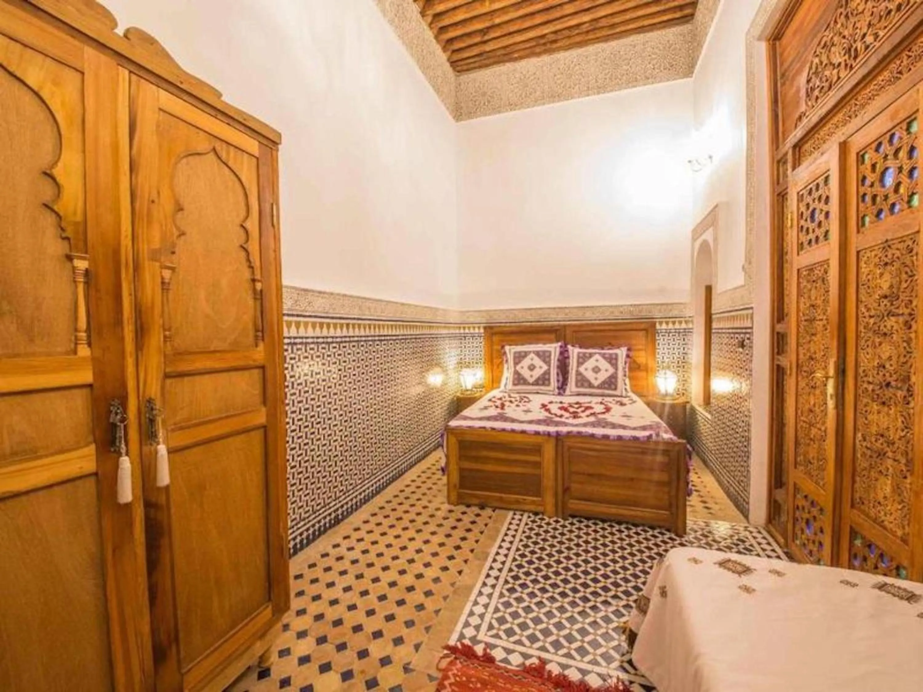Bedroom, Bed in Charming Riad Ouliya