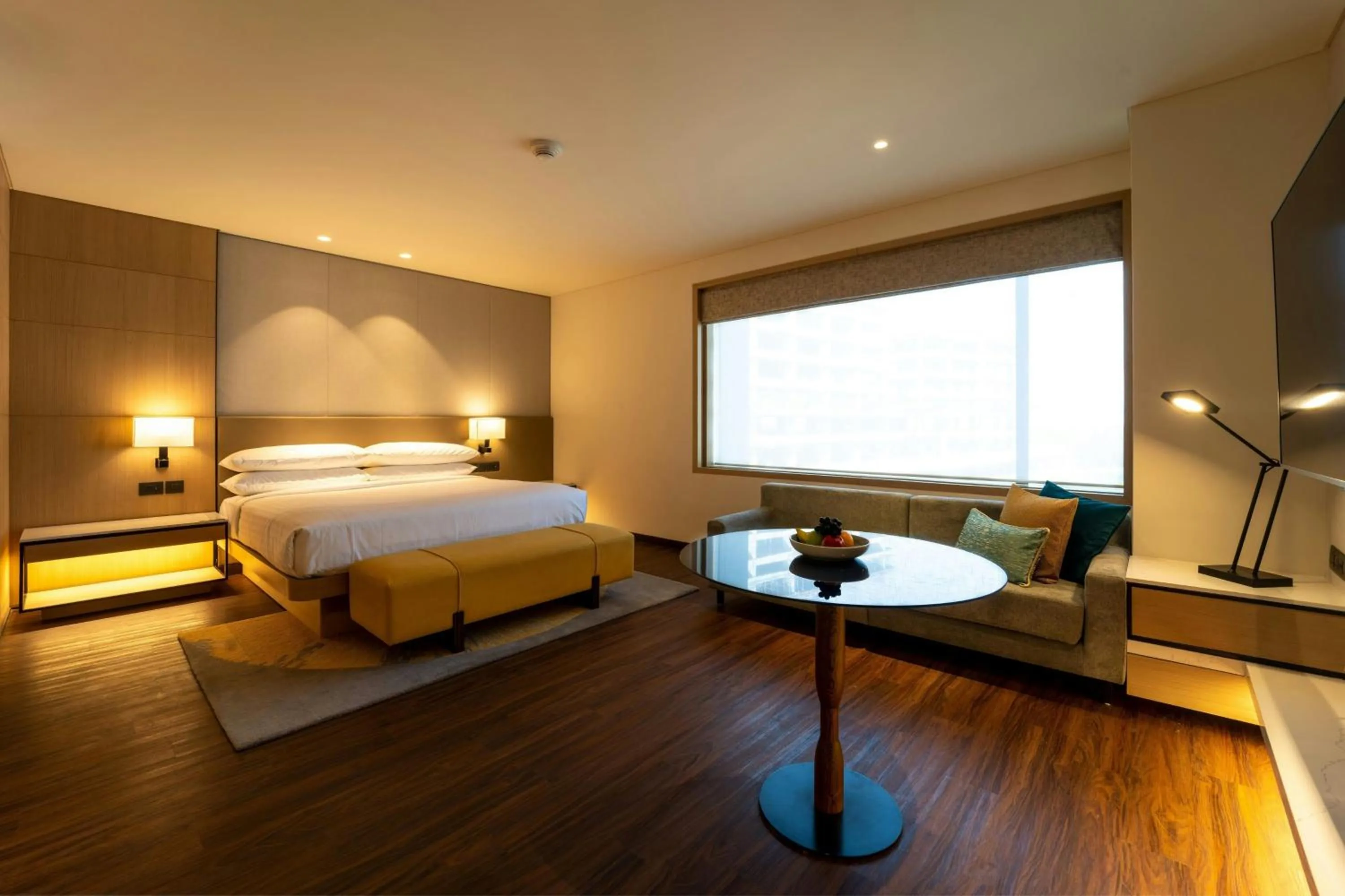 Photo of the whole room, Bed in Courtyard by Marriott Vadodara