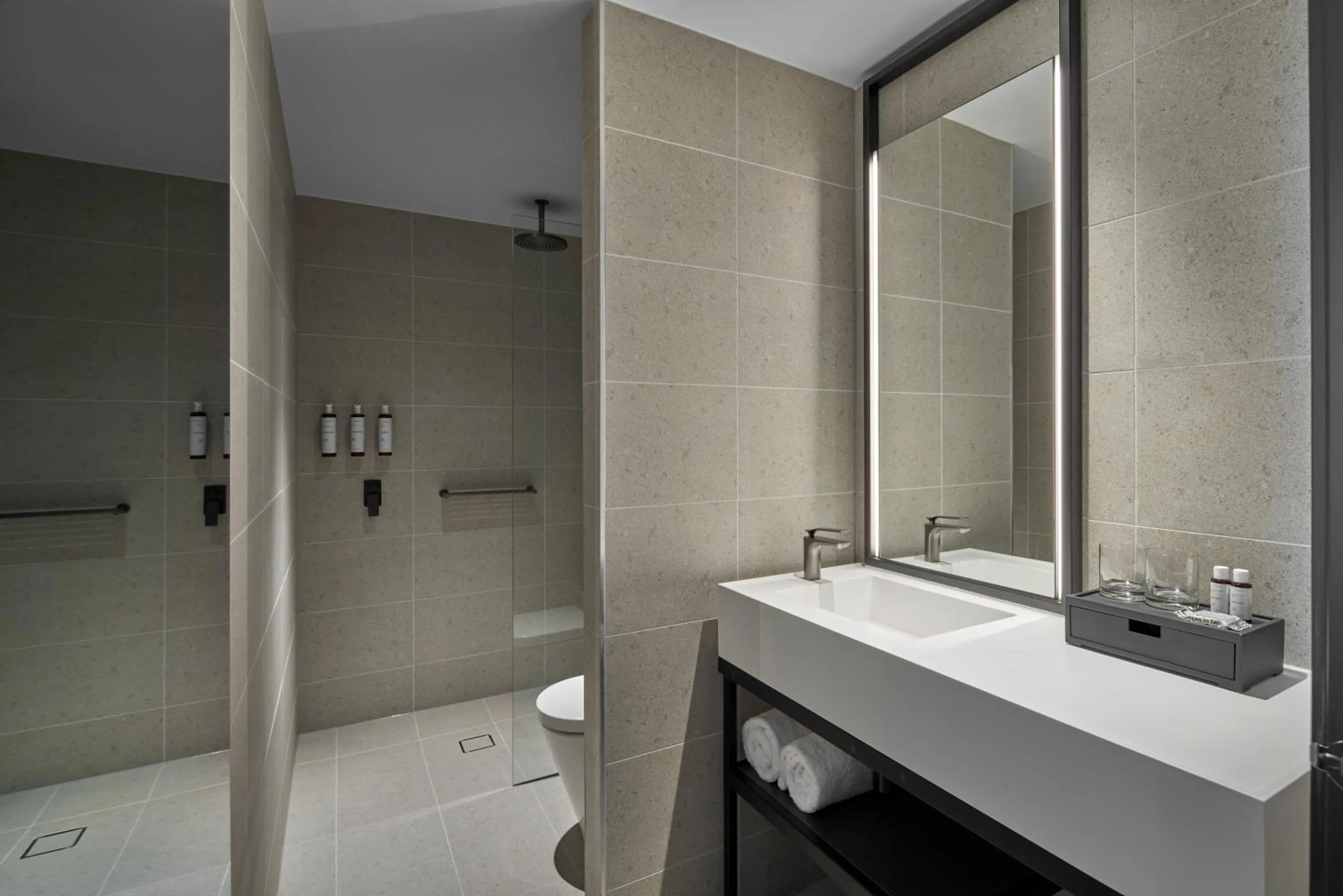 Toilet in AC Hotel by Marriott Melbourne Southbank