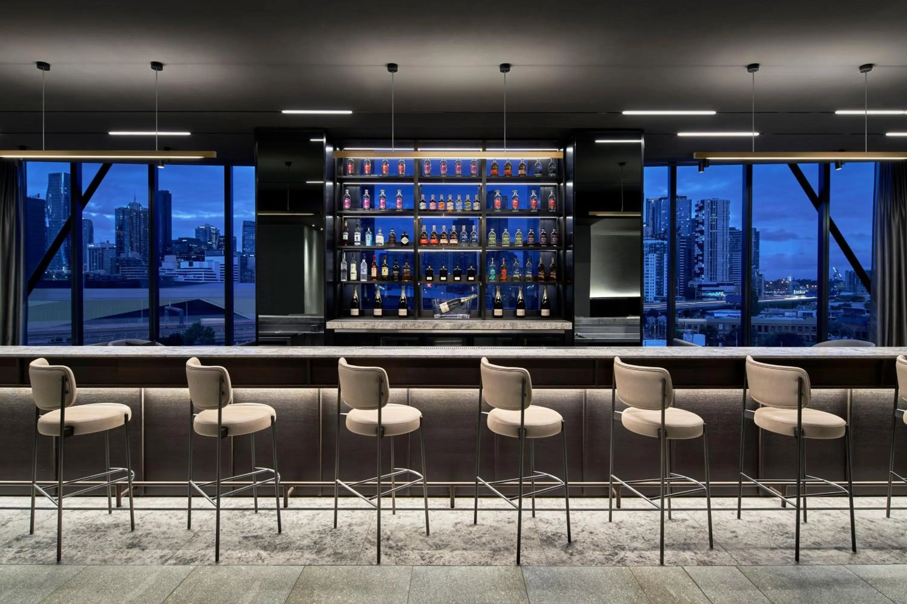 Lounge or bar in AC Hotel by Marriott Melbourne Southbank
