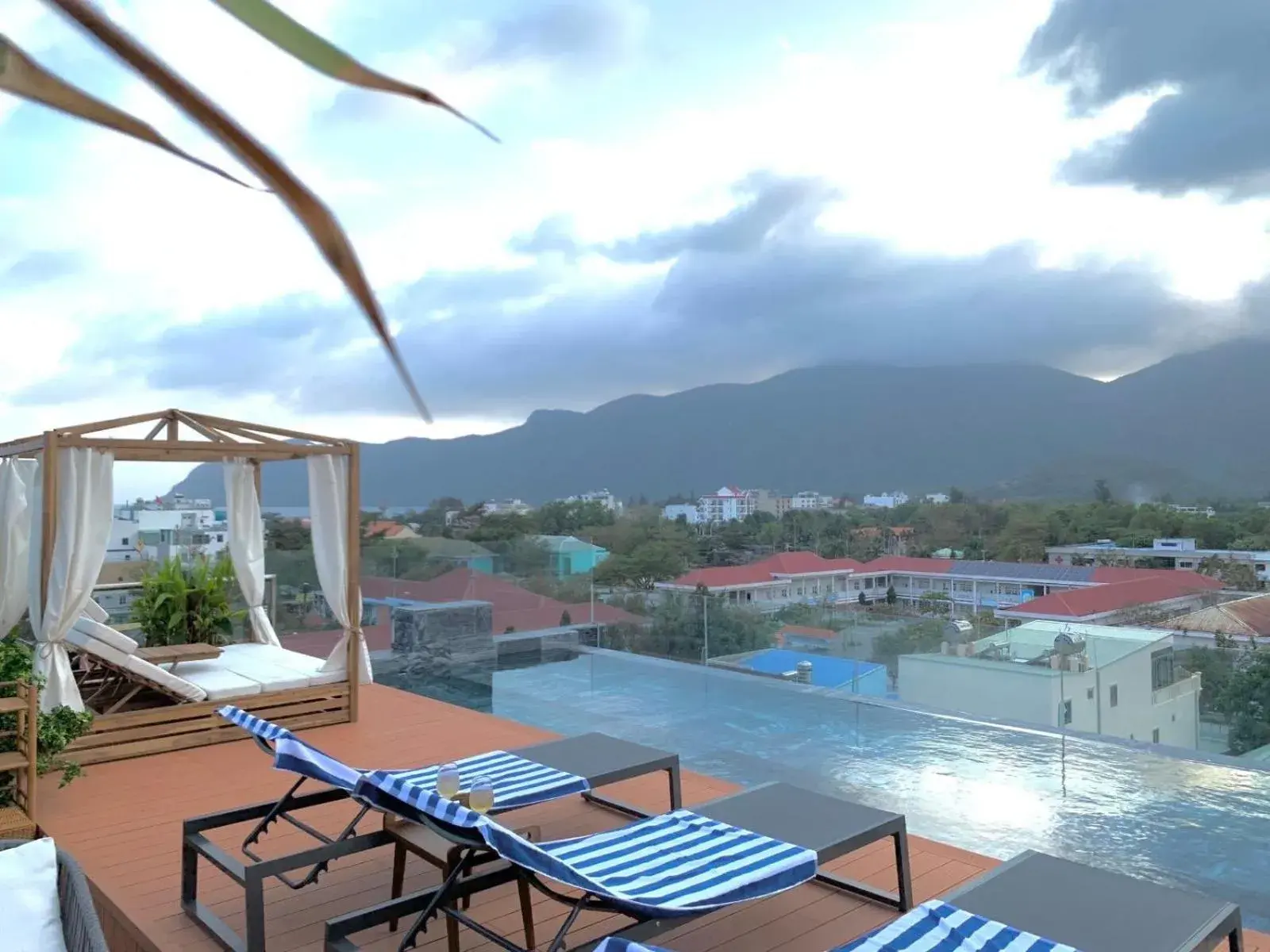 Pool view in The Mystery Con Dao Pool view in The Mystery Con Dao