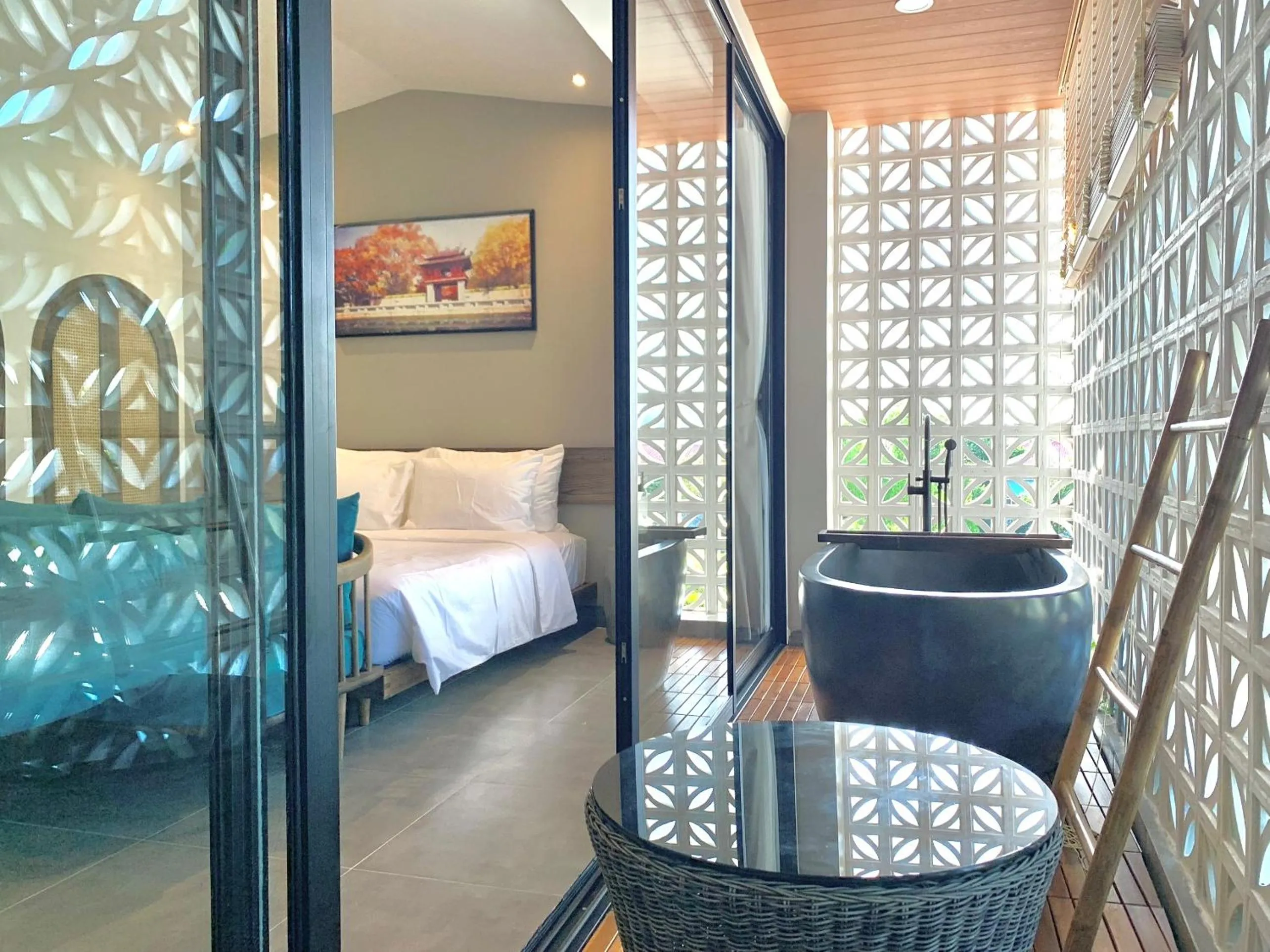 Bed in The Mystery Con Dao