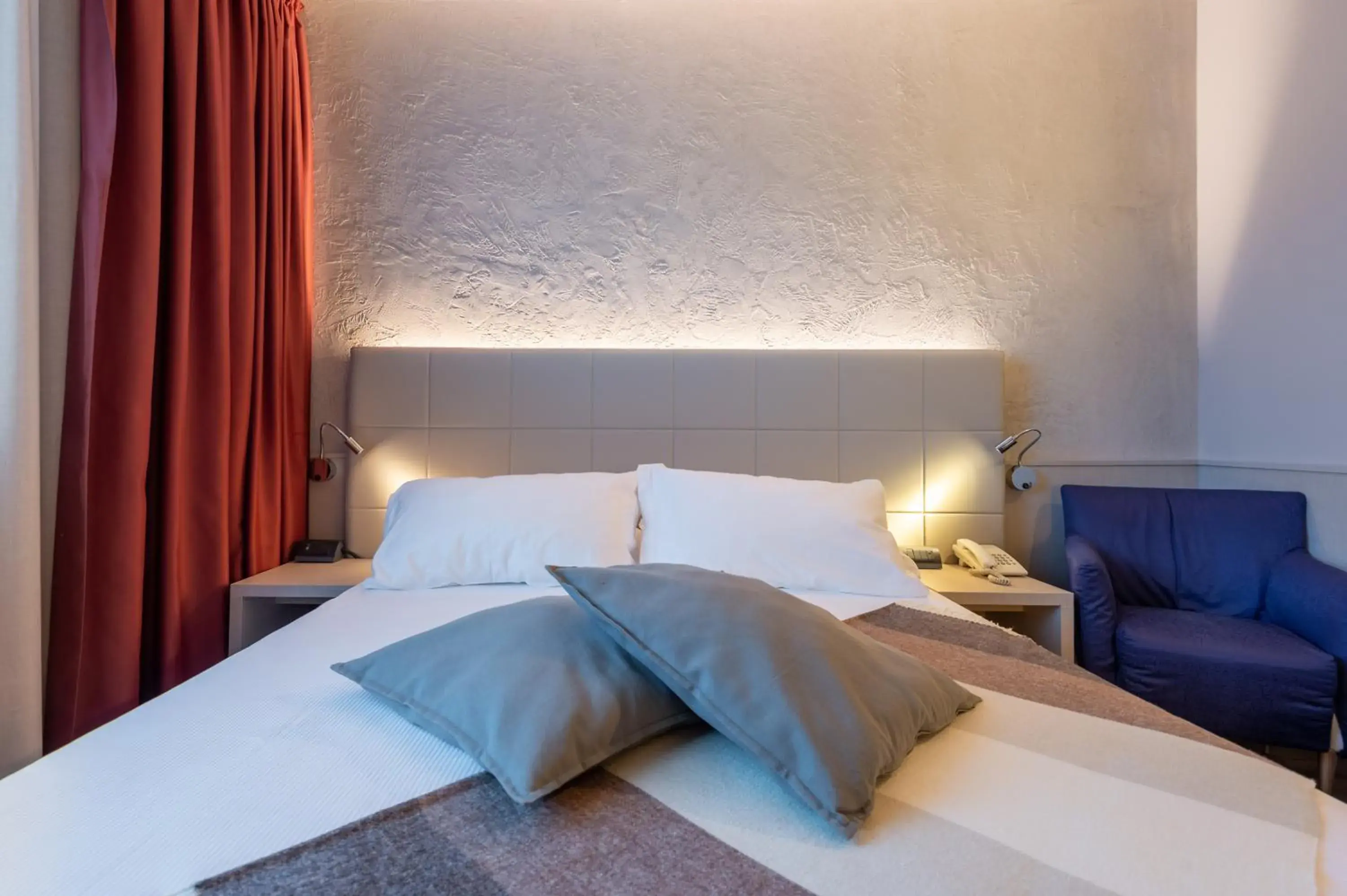 Bed in First Hotel Malpensa Bed in First Hotel Malpensa