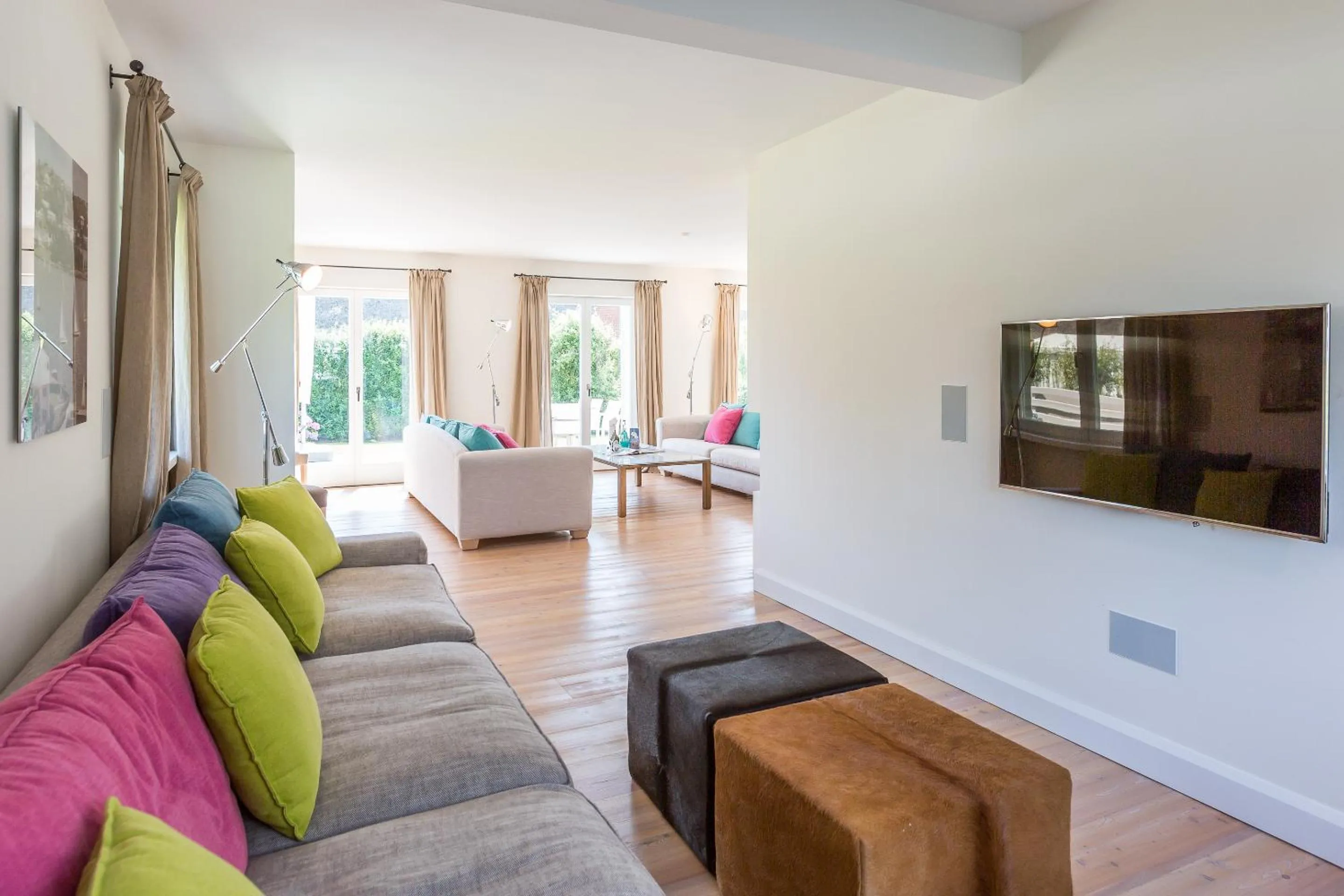 Living room in Sunset Beach House