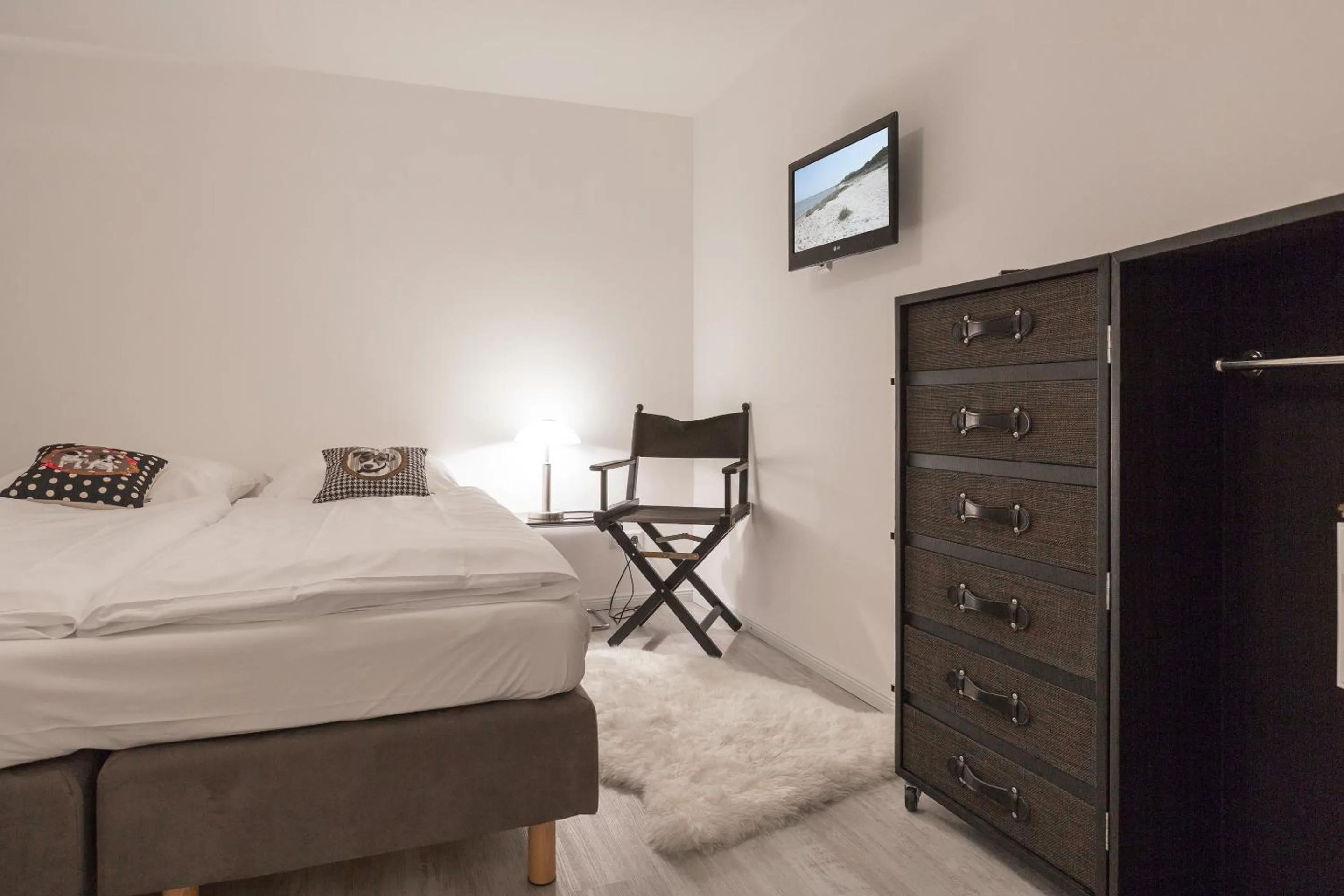 Bedroom, Bed in Sylter Perle App Nantucket