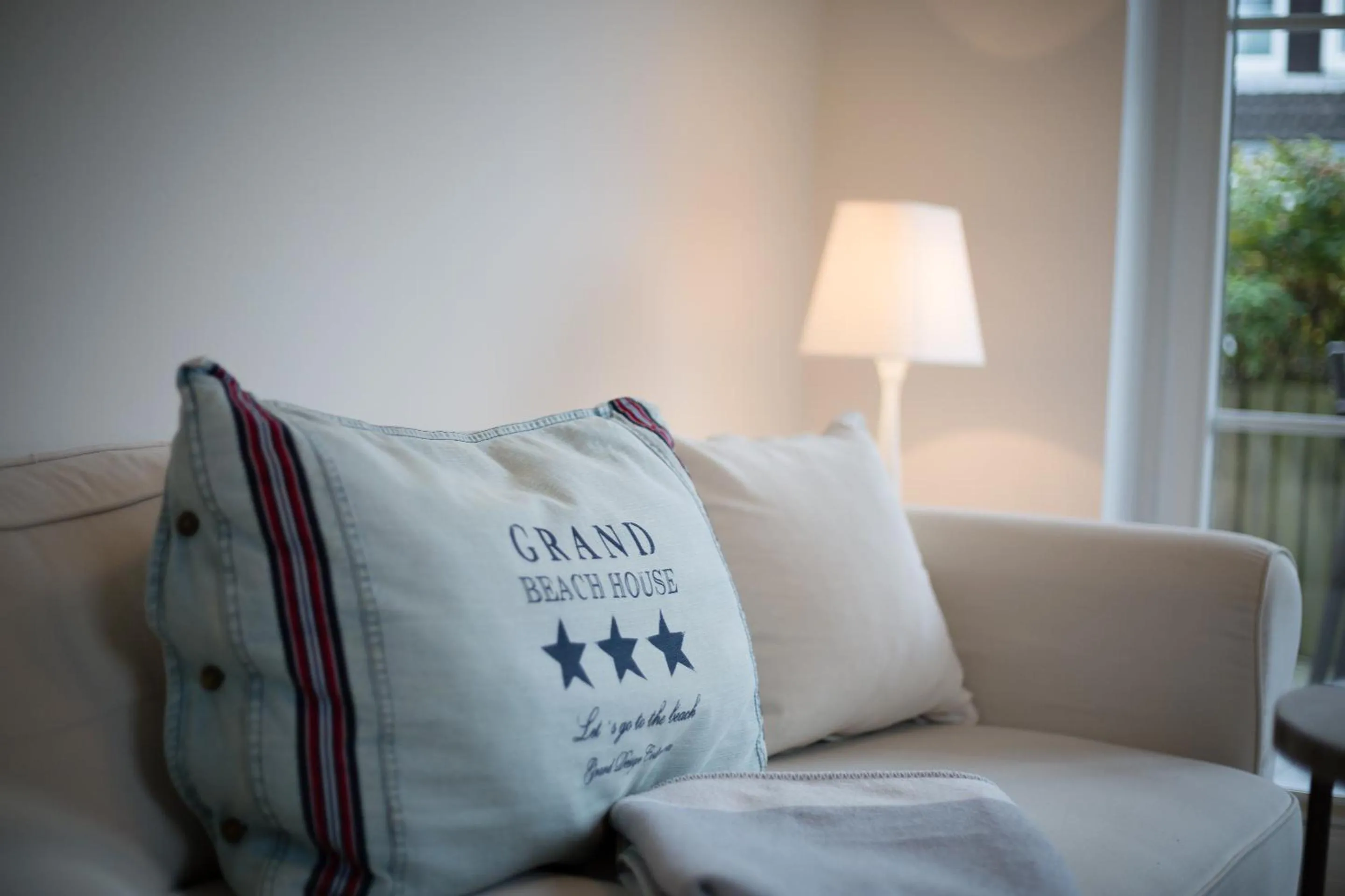 Living room in Sylter Perle App Nantucket