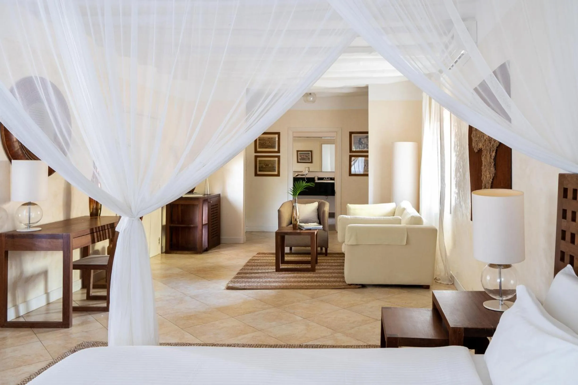 Living room, Bed in Lion in the Sun Boutique Hotel & Spa