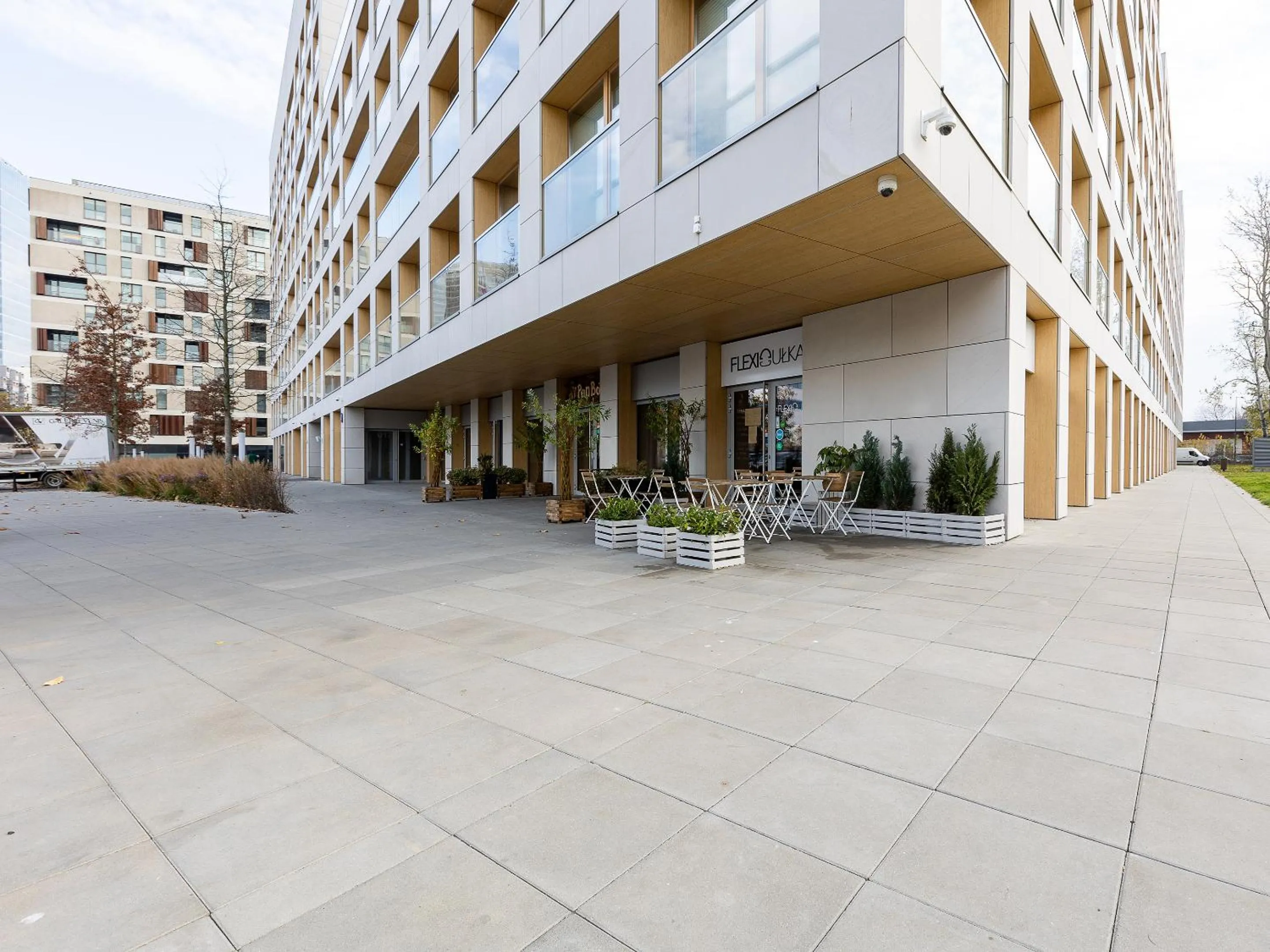 Property building in Kolejowa ApartHotel