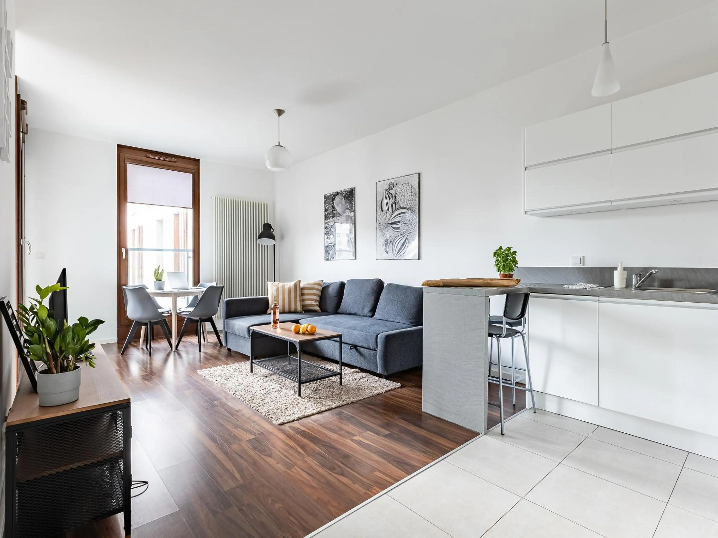 Kitchen or kitchenette in Kolejowa ApartHotel