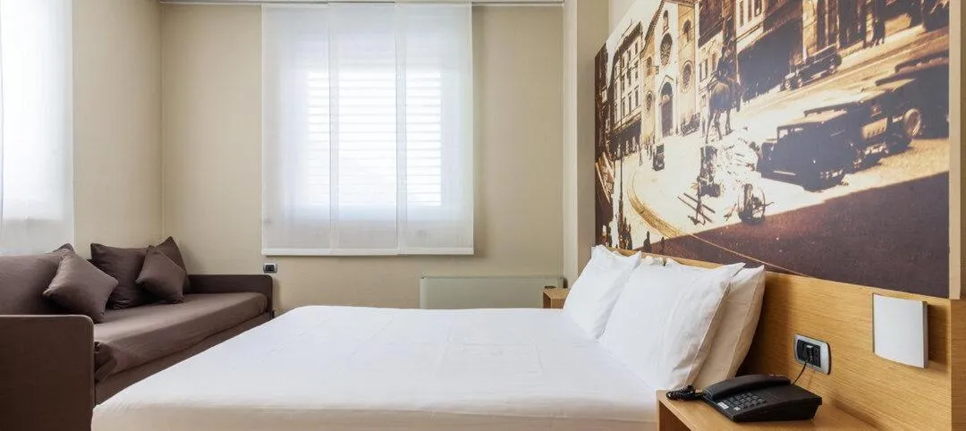 Photo of the whole room, Bed in B&B HOTEL Milano La Spezia