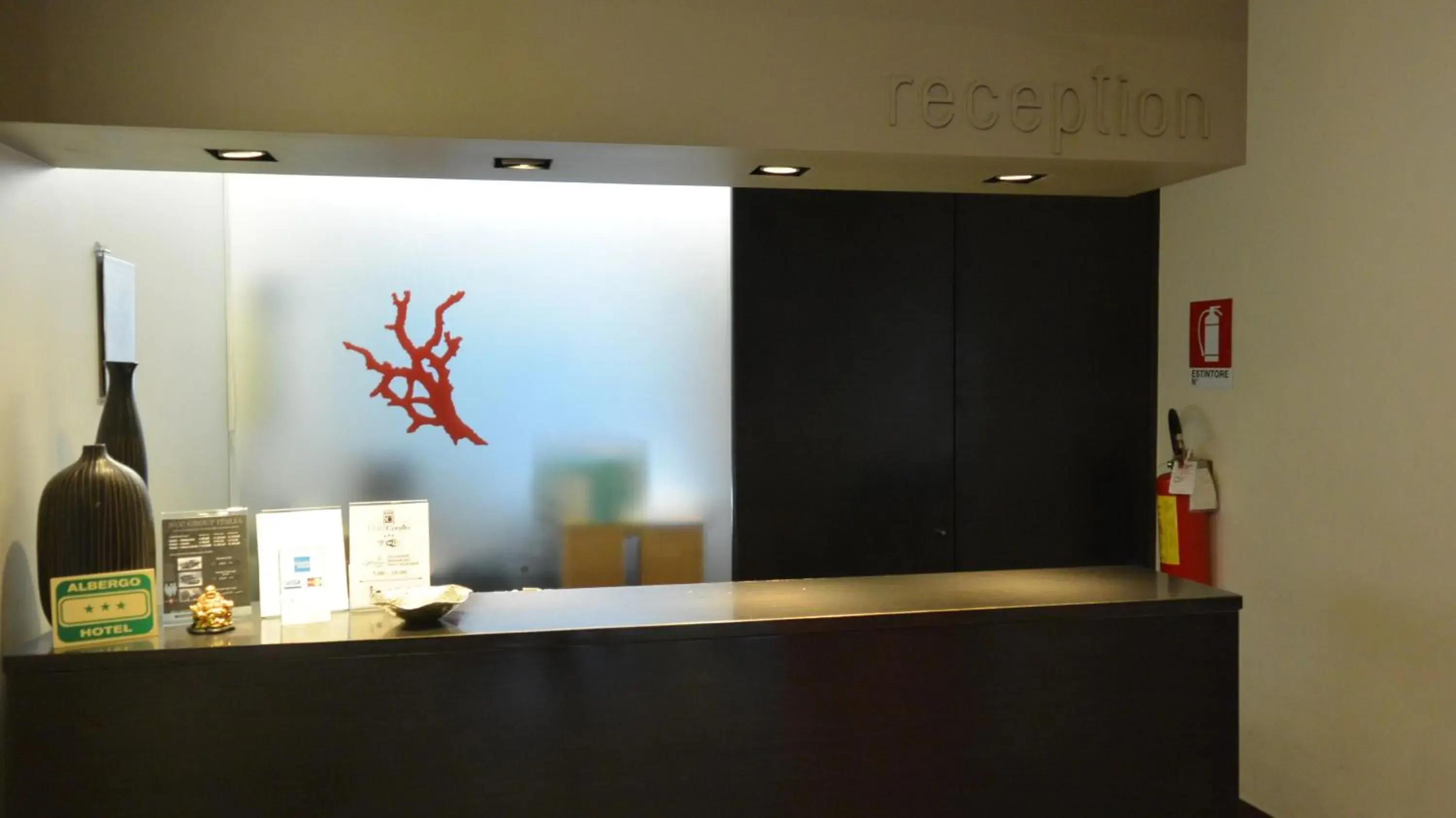 Lobby or reception in Hotel Corallo Lobby or reception in Hotel Corallo