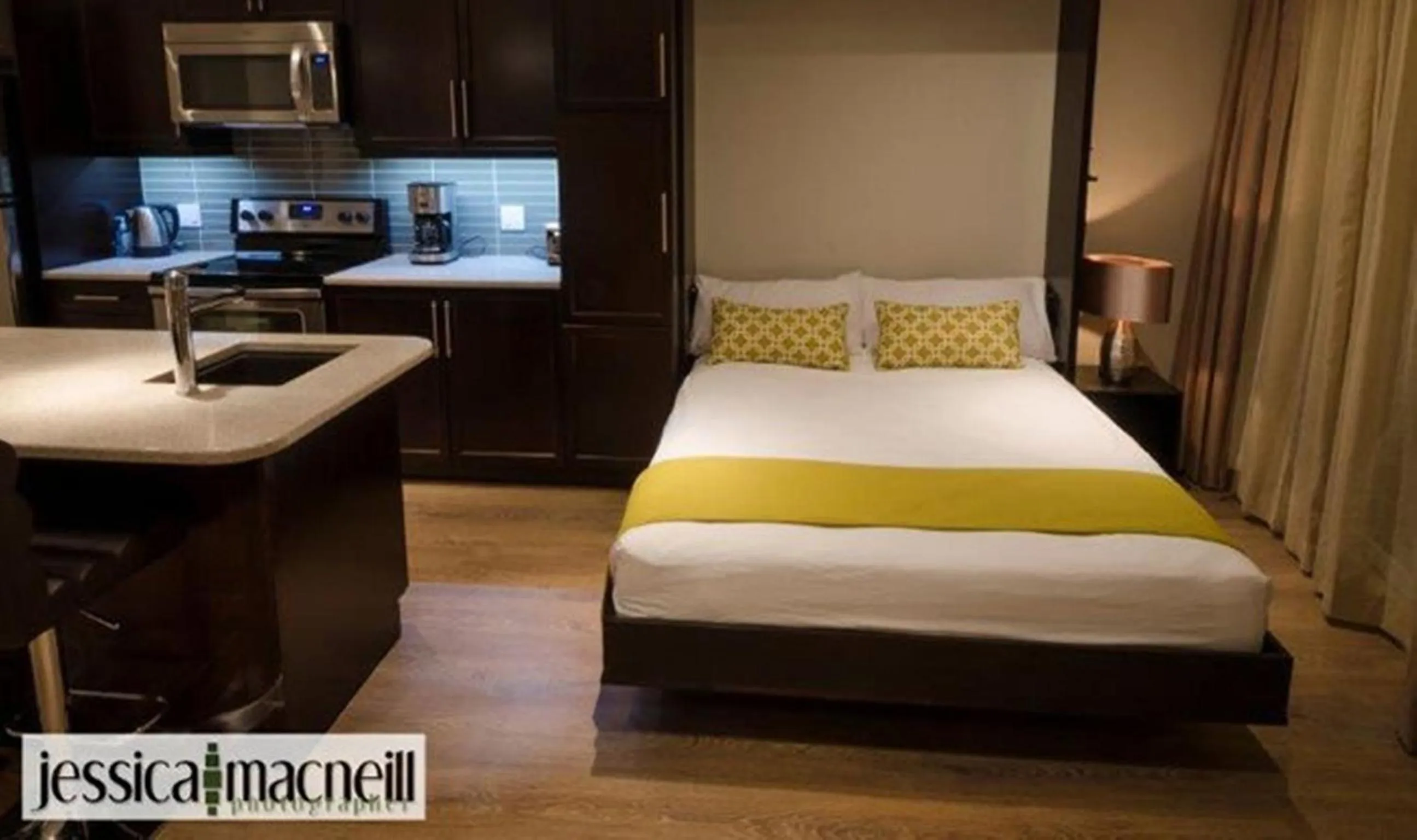 Bed in Around the Sea - Cana da's Rotating House, Suites & Tours