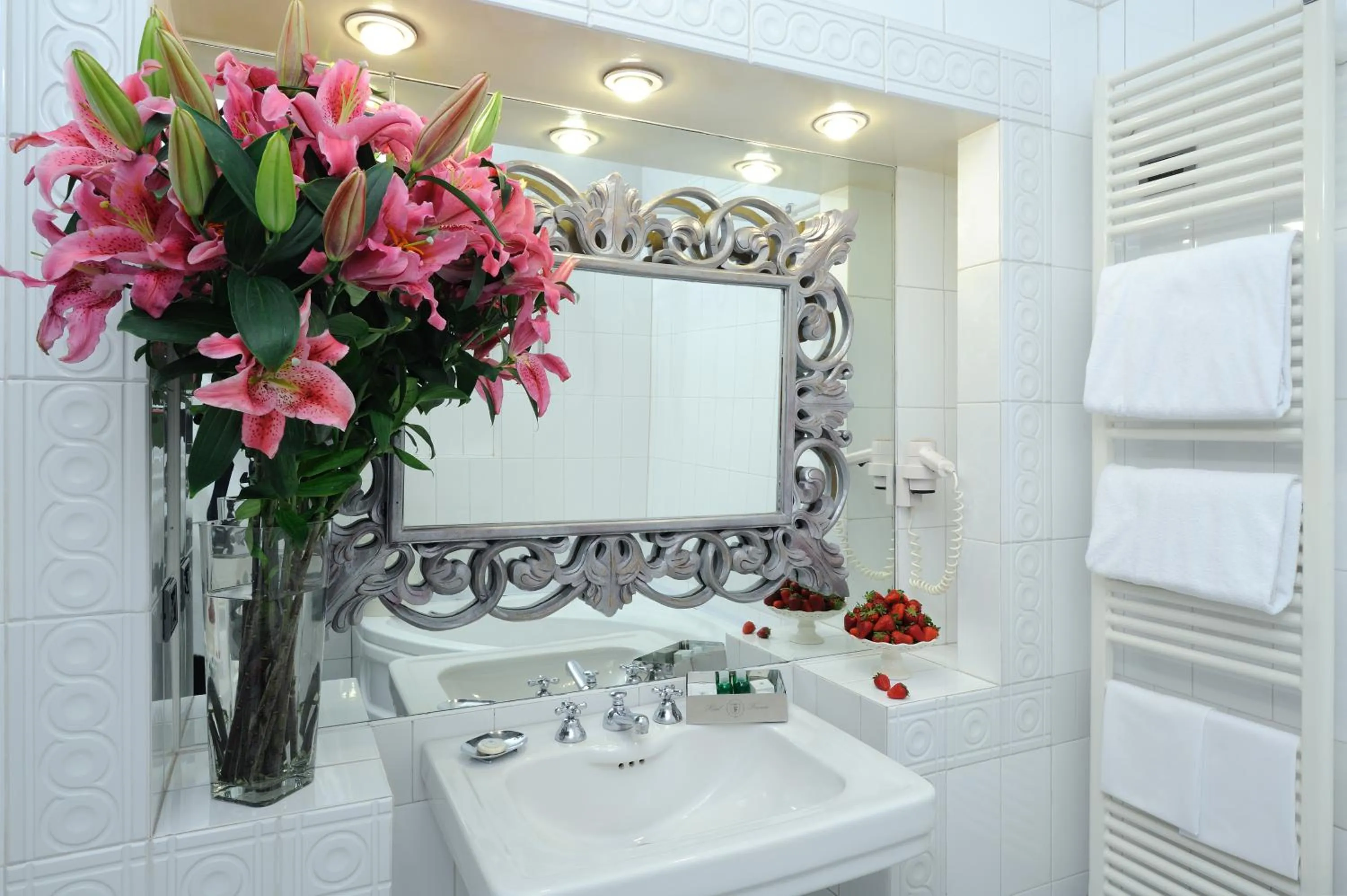 Bathroom in Hotel Farnese