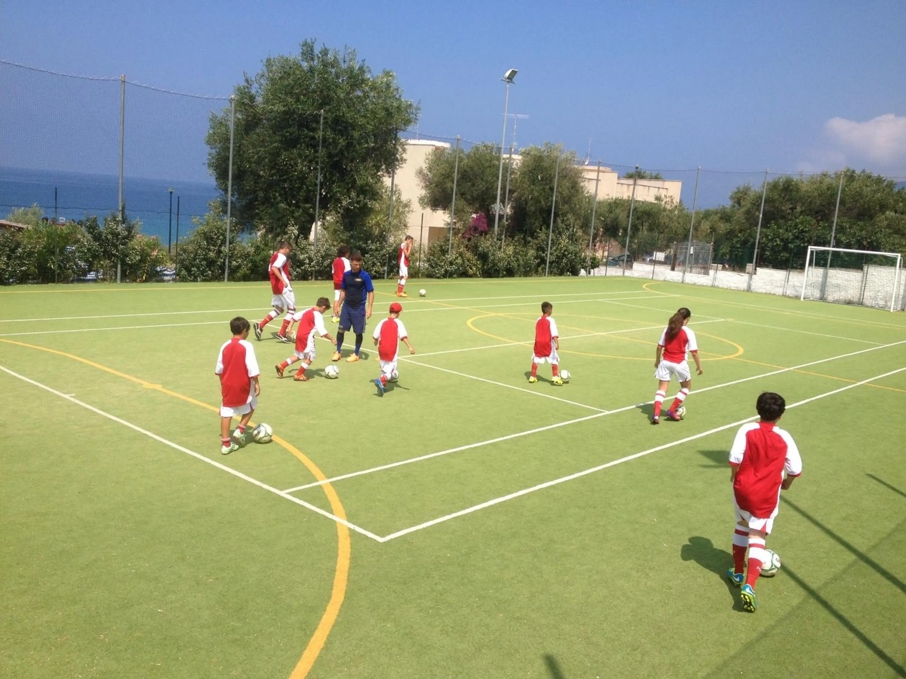Tennis court in Hotel Saline