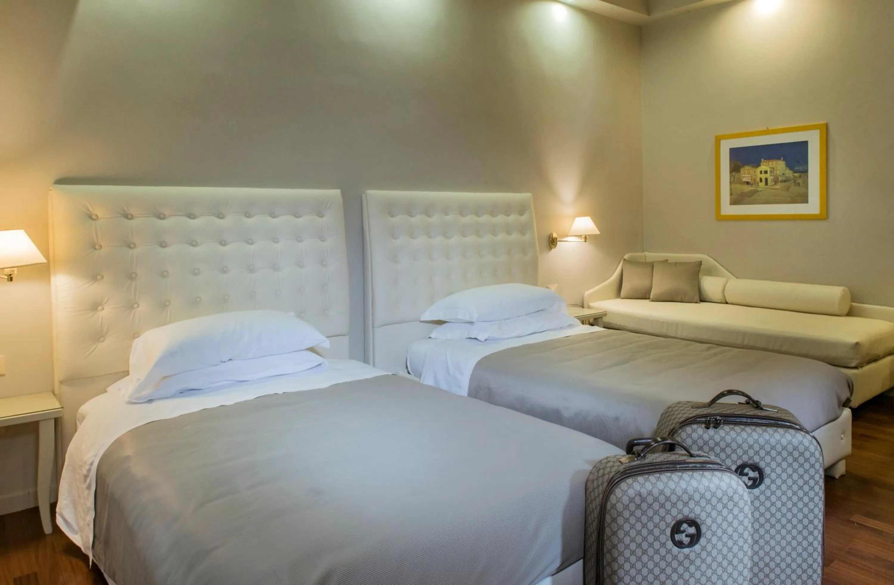 Bedroom, Bed in Hotel Vittoria