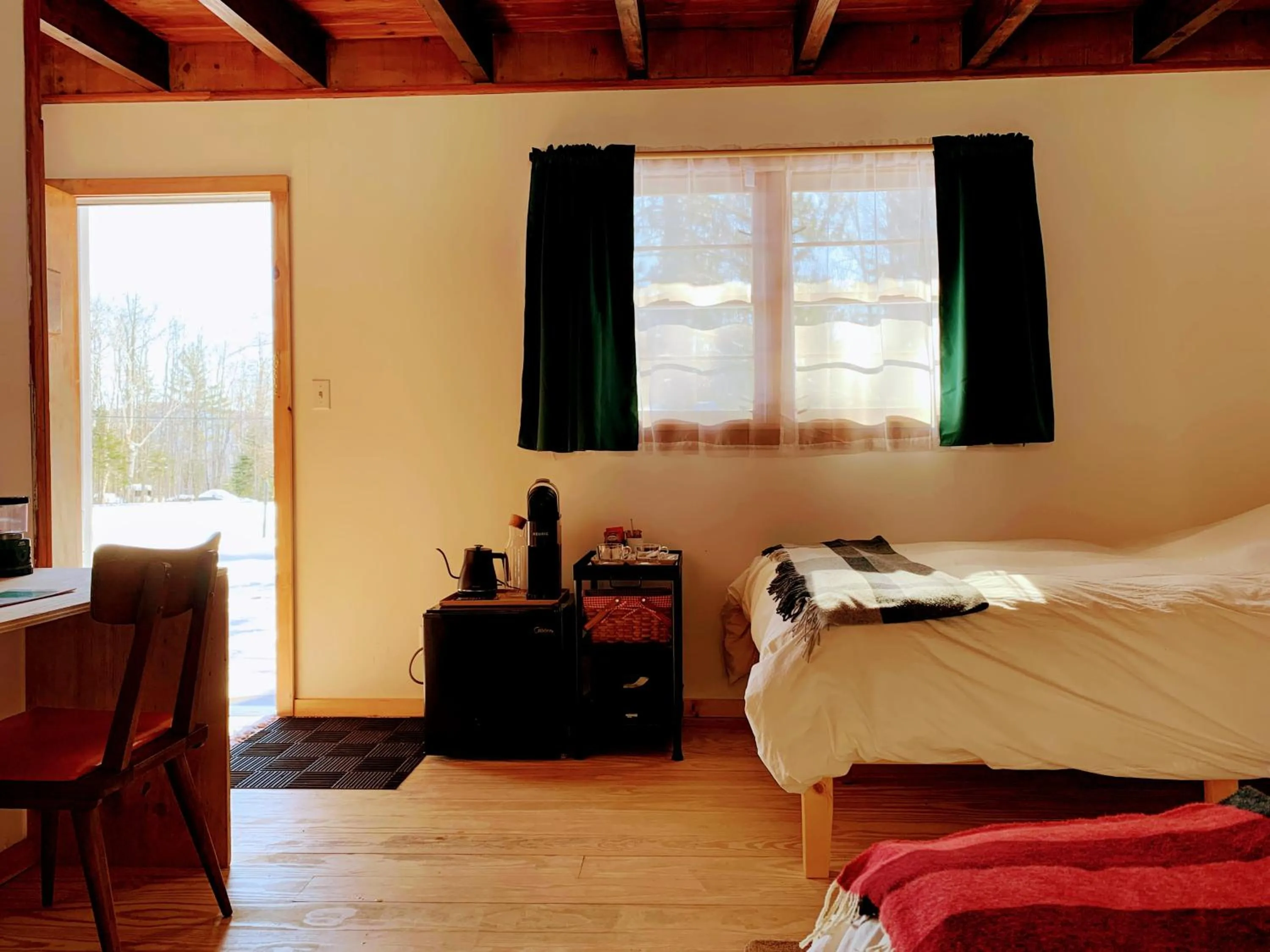 Bed in The Lorca Adirondacks Motel