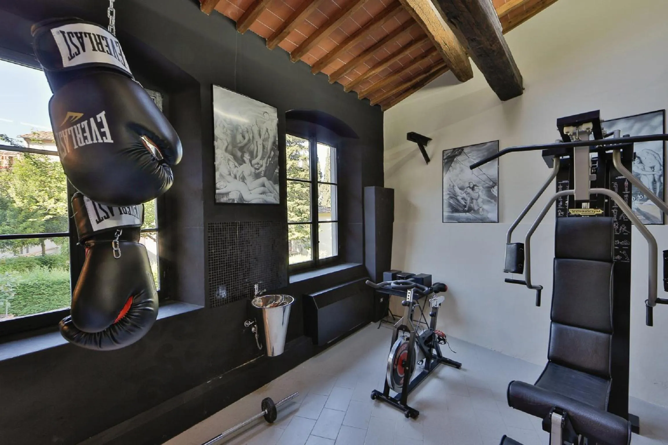 Fitness centre/facilities in Villa Casagrande Resort e SPA