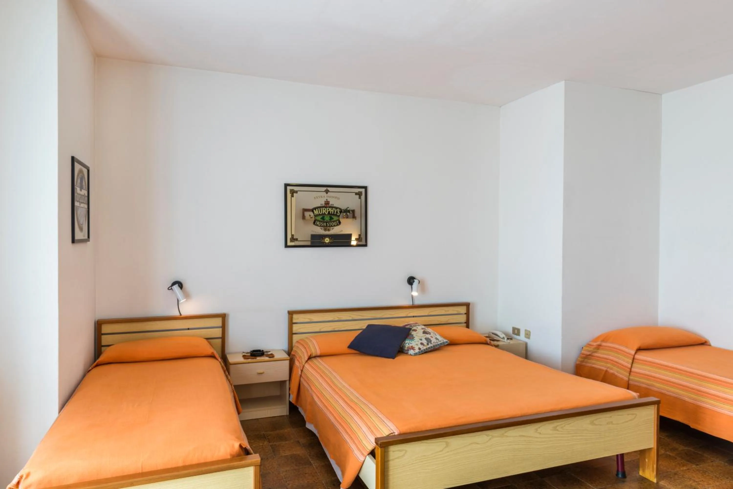 Bed in Hotel Cristina