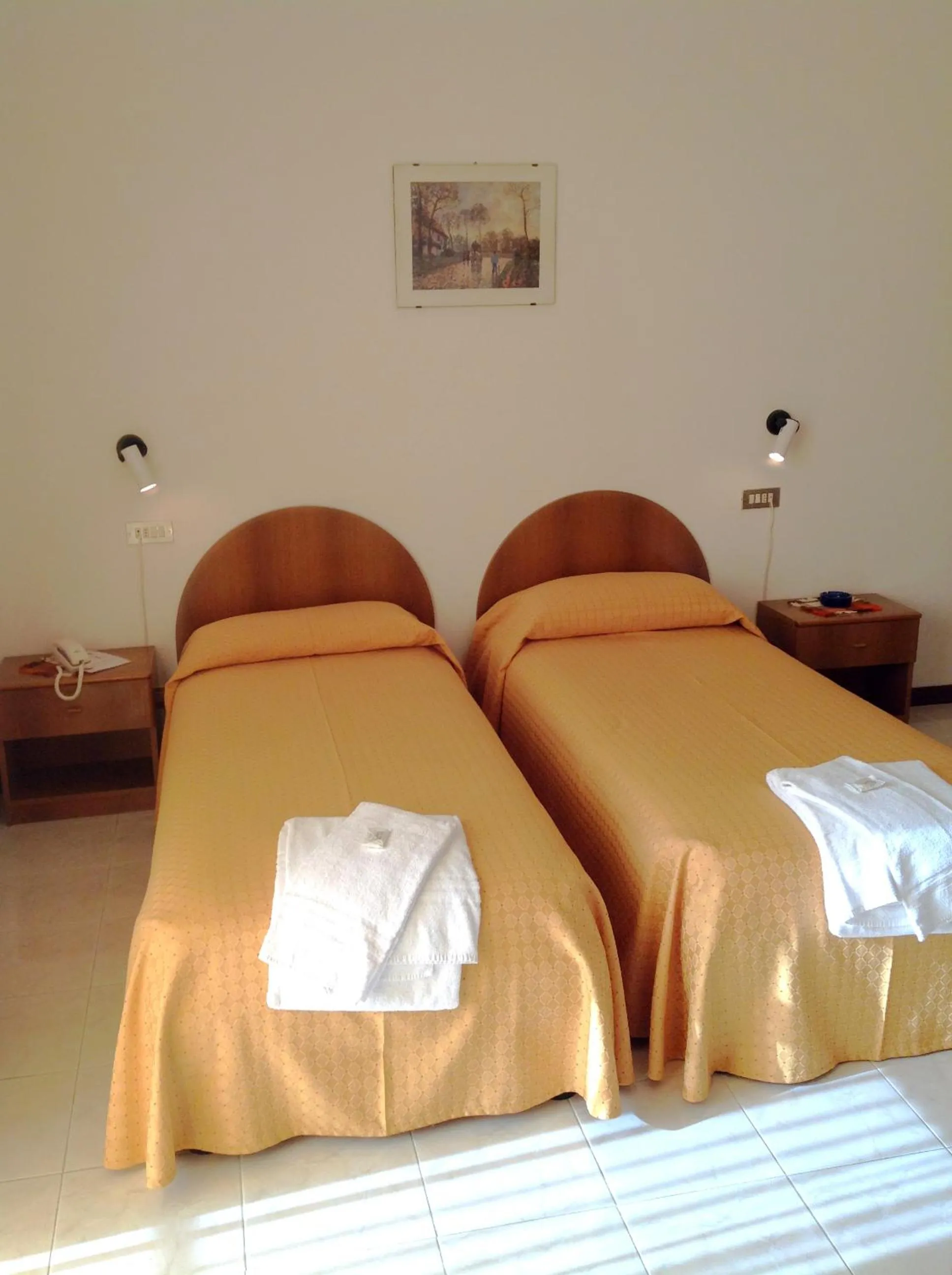 Bed in Hotel Cristina