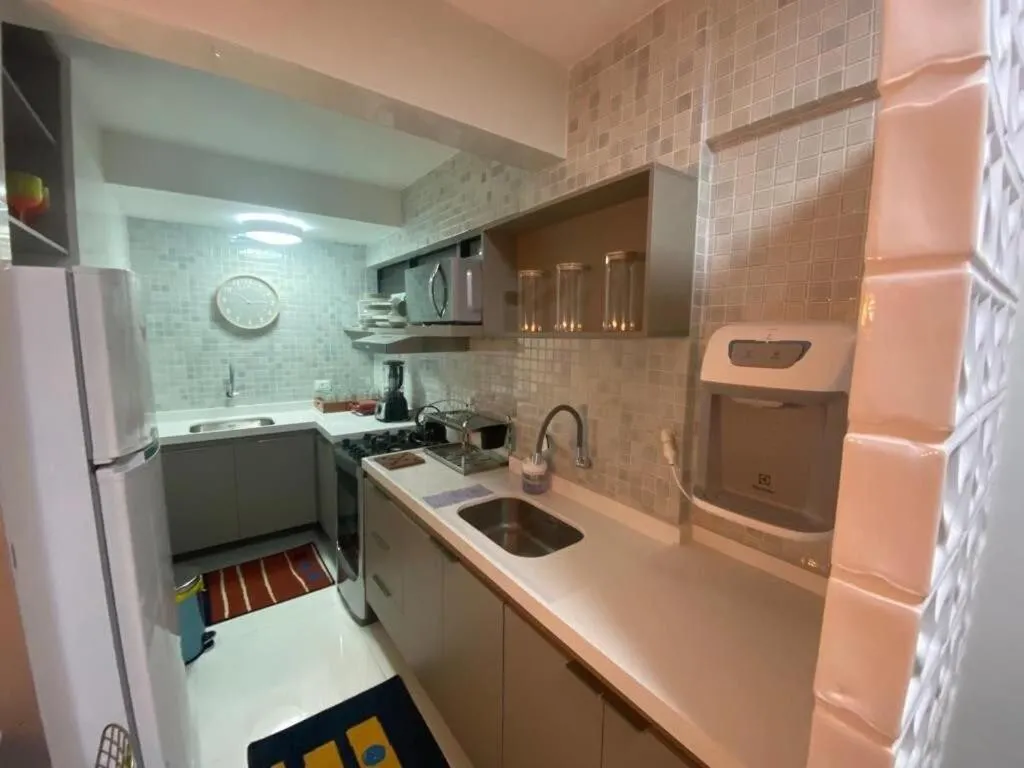 Kitchen or kitchenette in FLAT BEIRA MAR DE JATIUCA EM MACEIÓ - AL