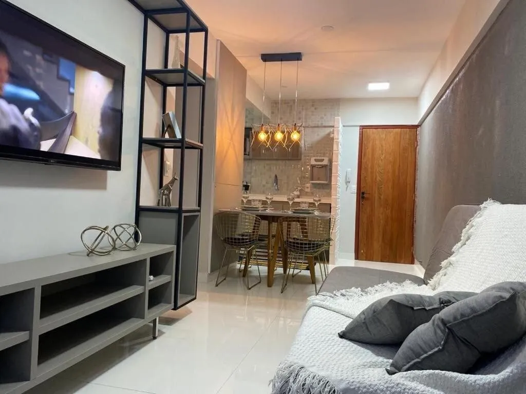 Living room in FLAT BEIRA MAR DE JATIUCA EM MACEIÓ - AL