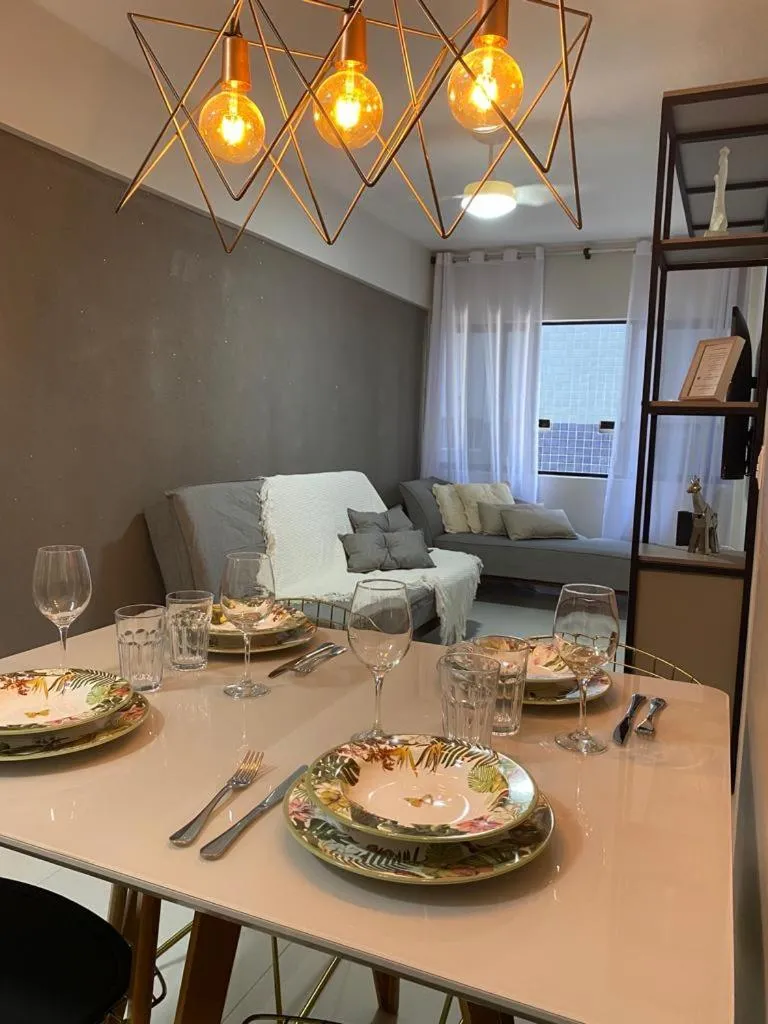 Dining area in FLAT BEIRA MAR DE JATIUCA EM MACEIÓ - AL