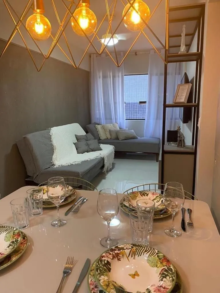 Living room in FLAT BEIRA MAR DE JATIUCA EM MACEIÓ - AL