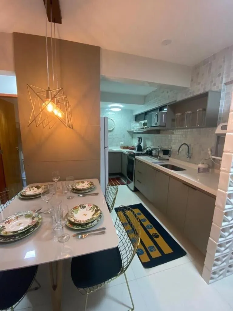 Kitchen or kitchenette in FLAT BEIRA MAR DE JATIUCA EM MACEIÓ - AL