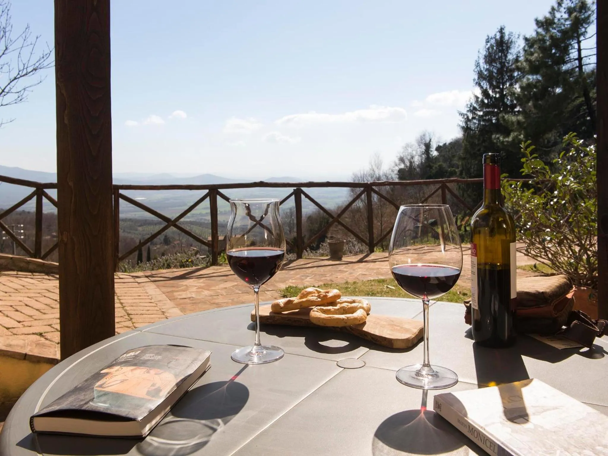 Landmark view in Country House il Ciliegio