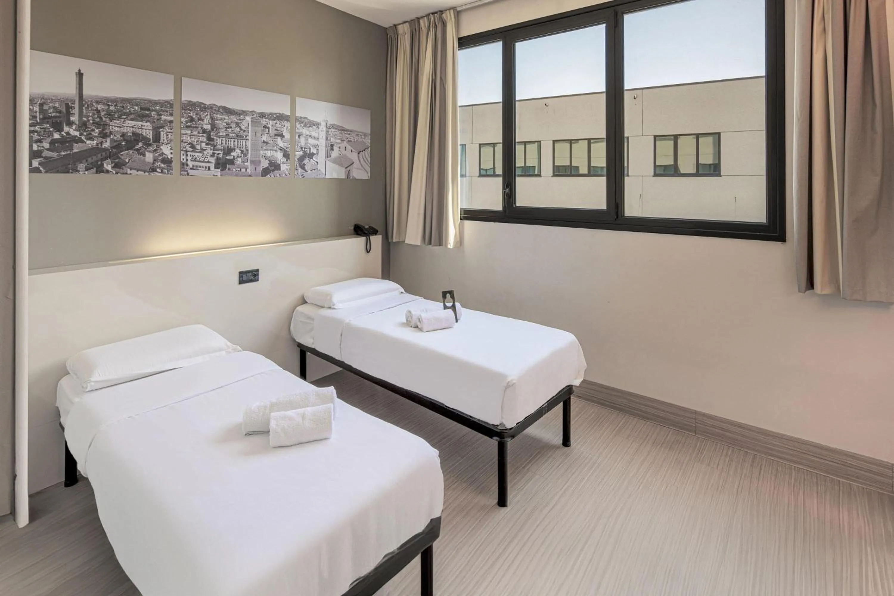 Photo of the whole room, Bed in B&B HOTEL Bologna